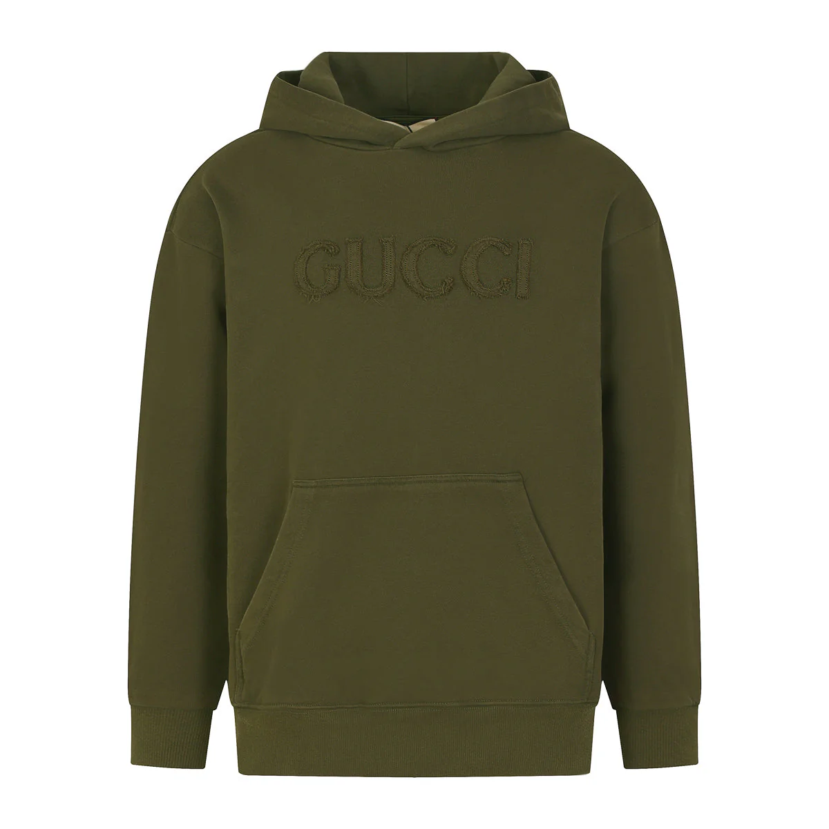 knitted embroidered hoodie