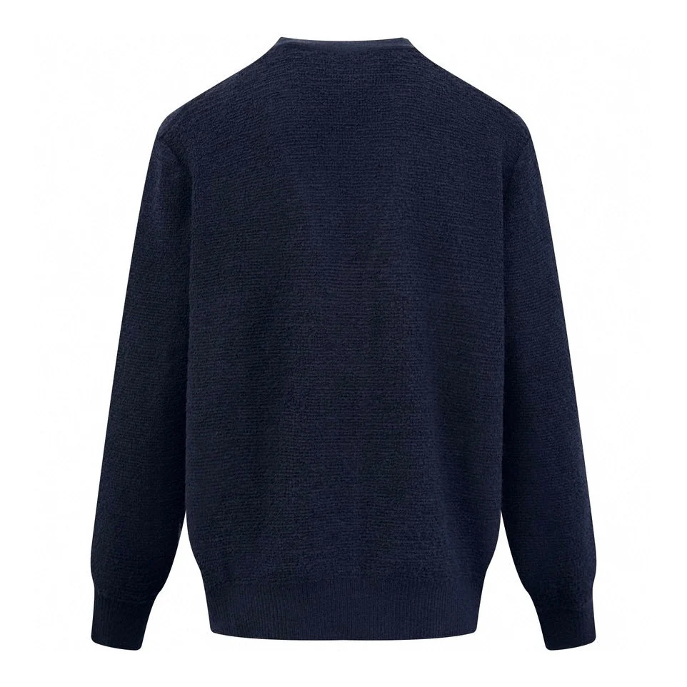 Knitted embroidered cashmere cardigan