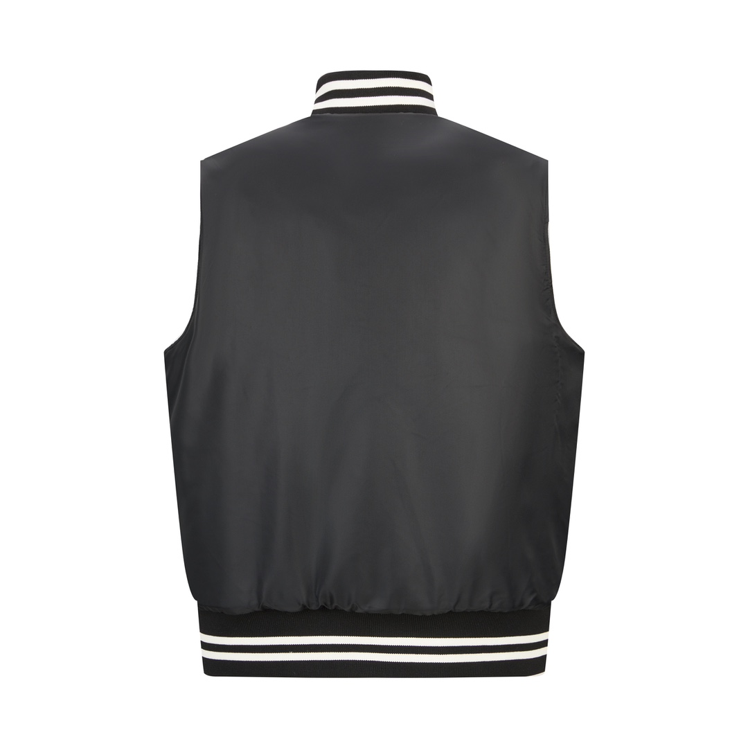 Corner Label Nylon Quilted Vest