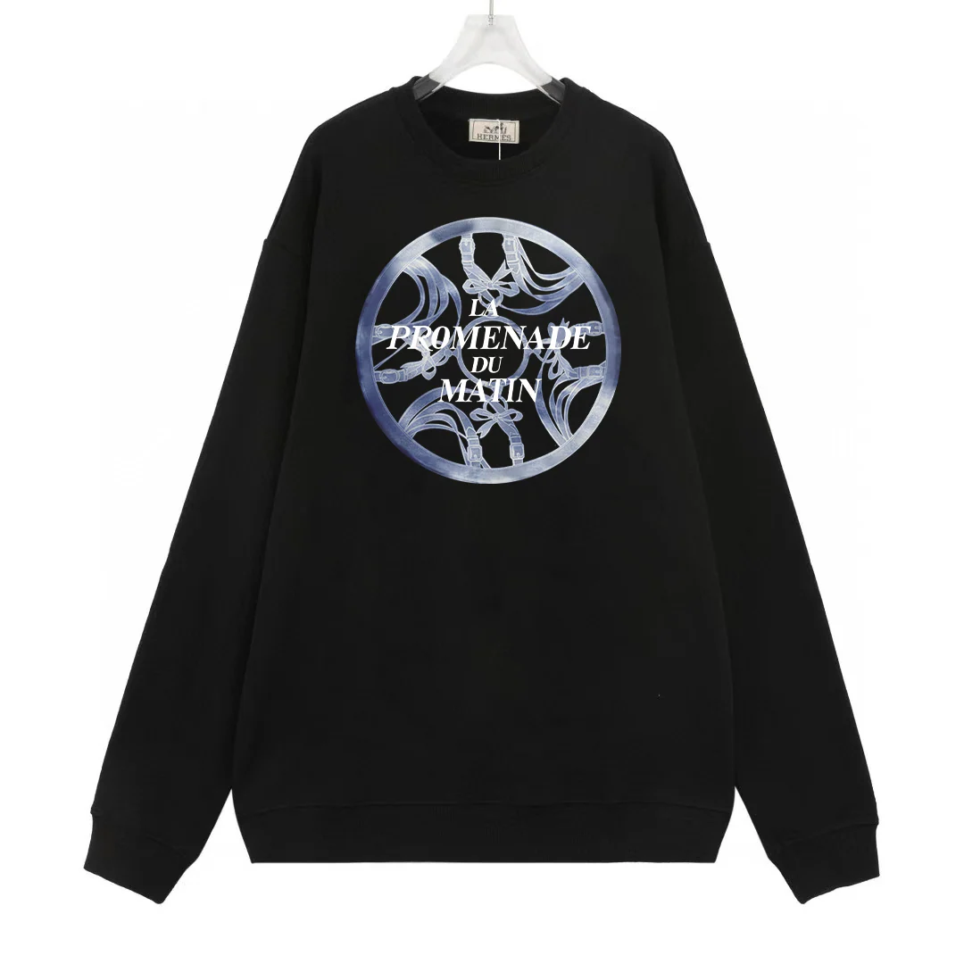 Fashion printed cotton sweatshirt