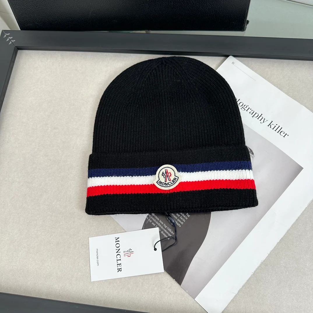 Stylish embroidered knitted hat