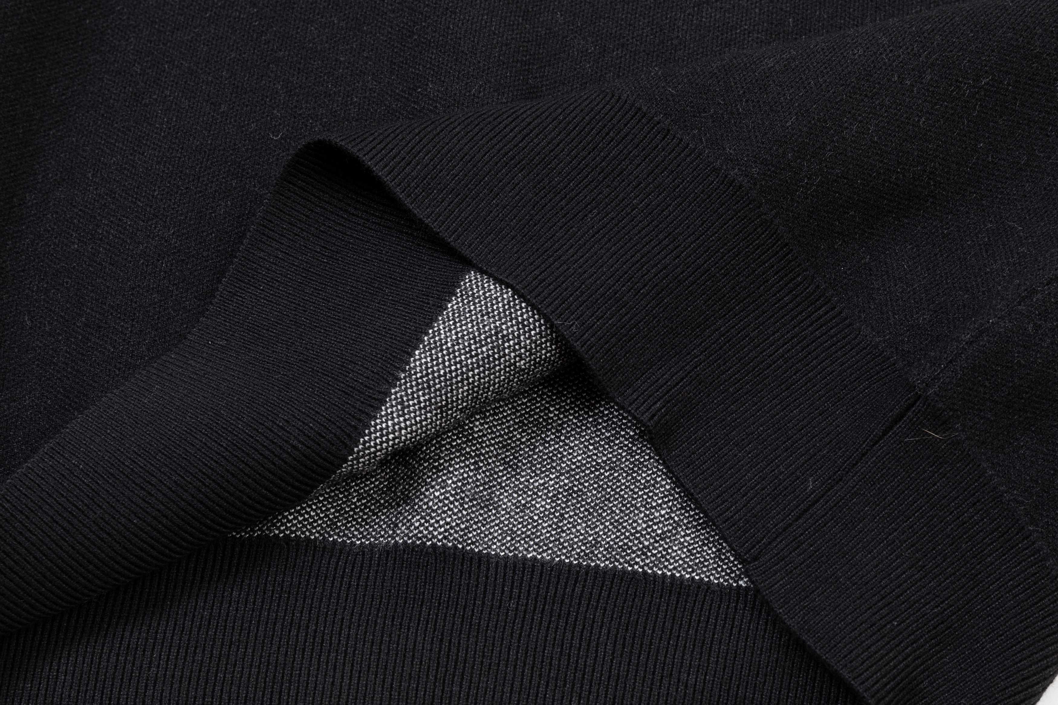 jacquard crew neck sweatshirt