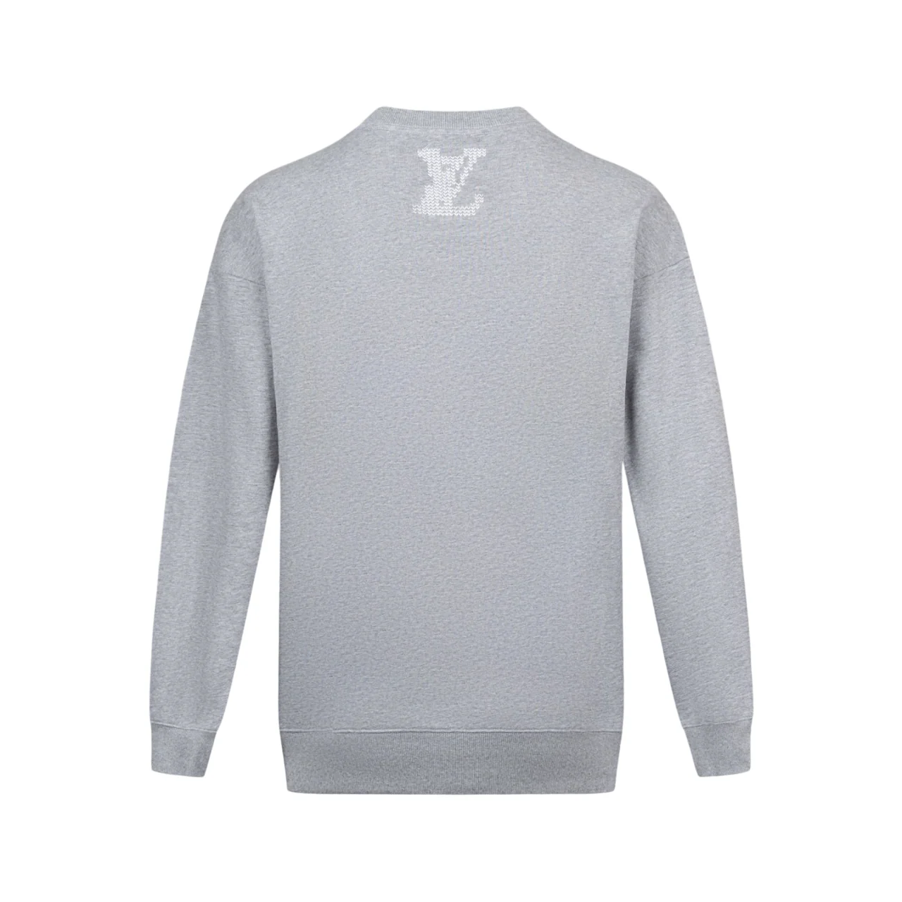 knitted embroidered sweatshirt