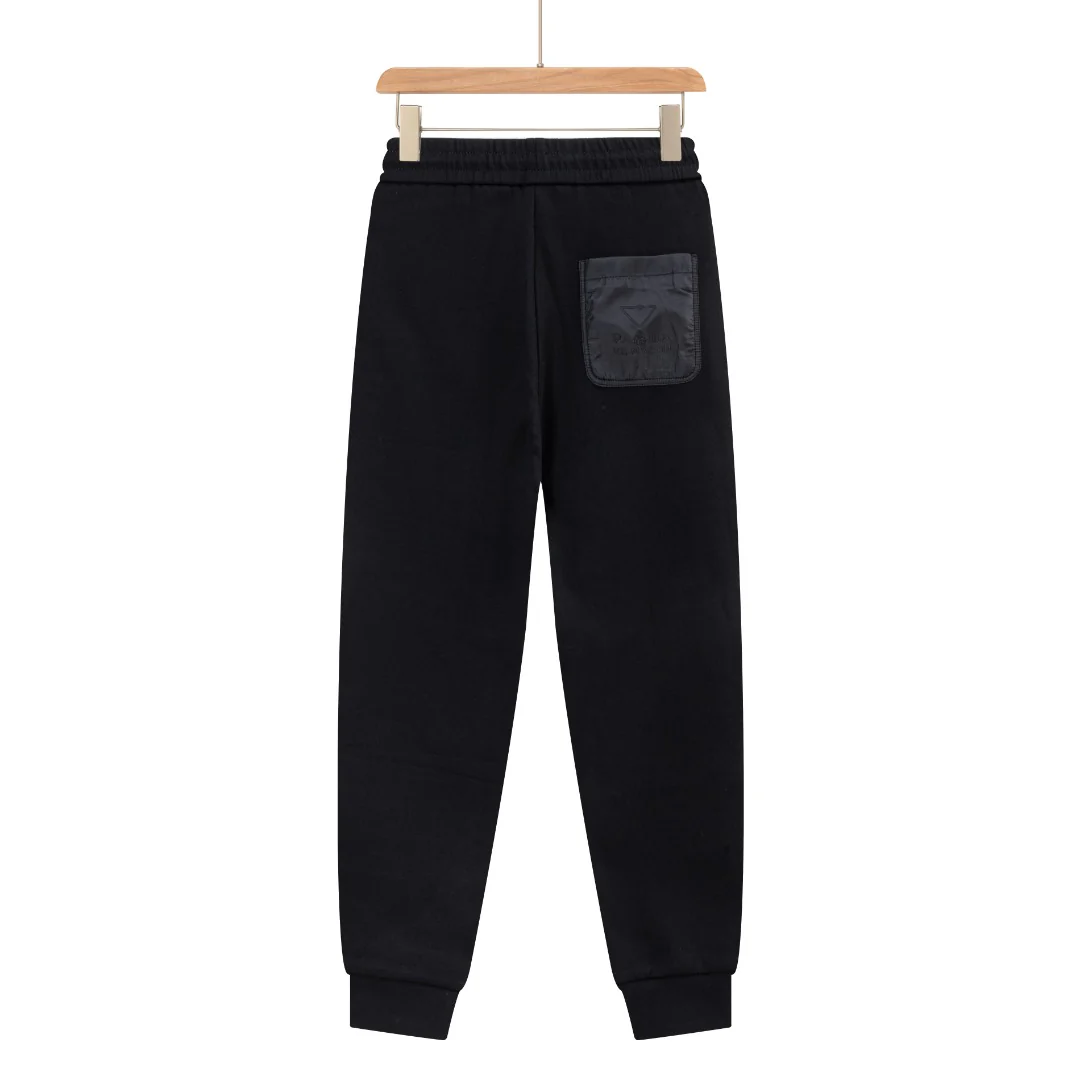 Spliced cotton rope trousers
