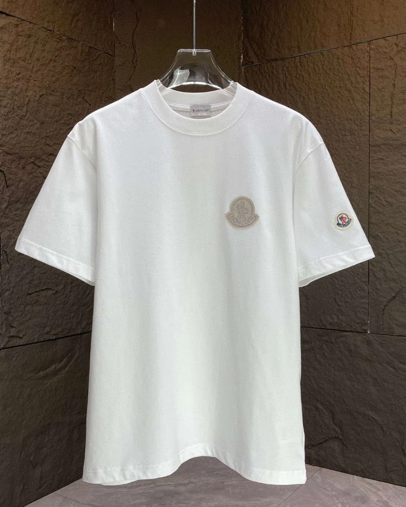 Embroidered cotton T-shirt