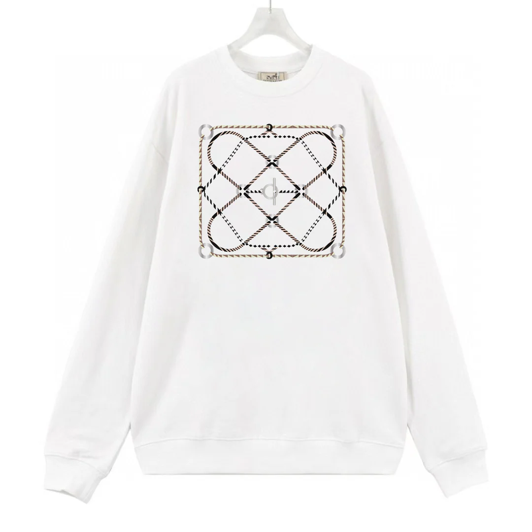 Fashion printed cotton sweatshirt