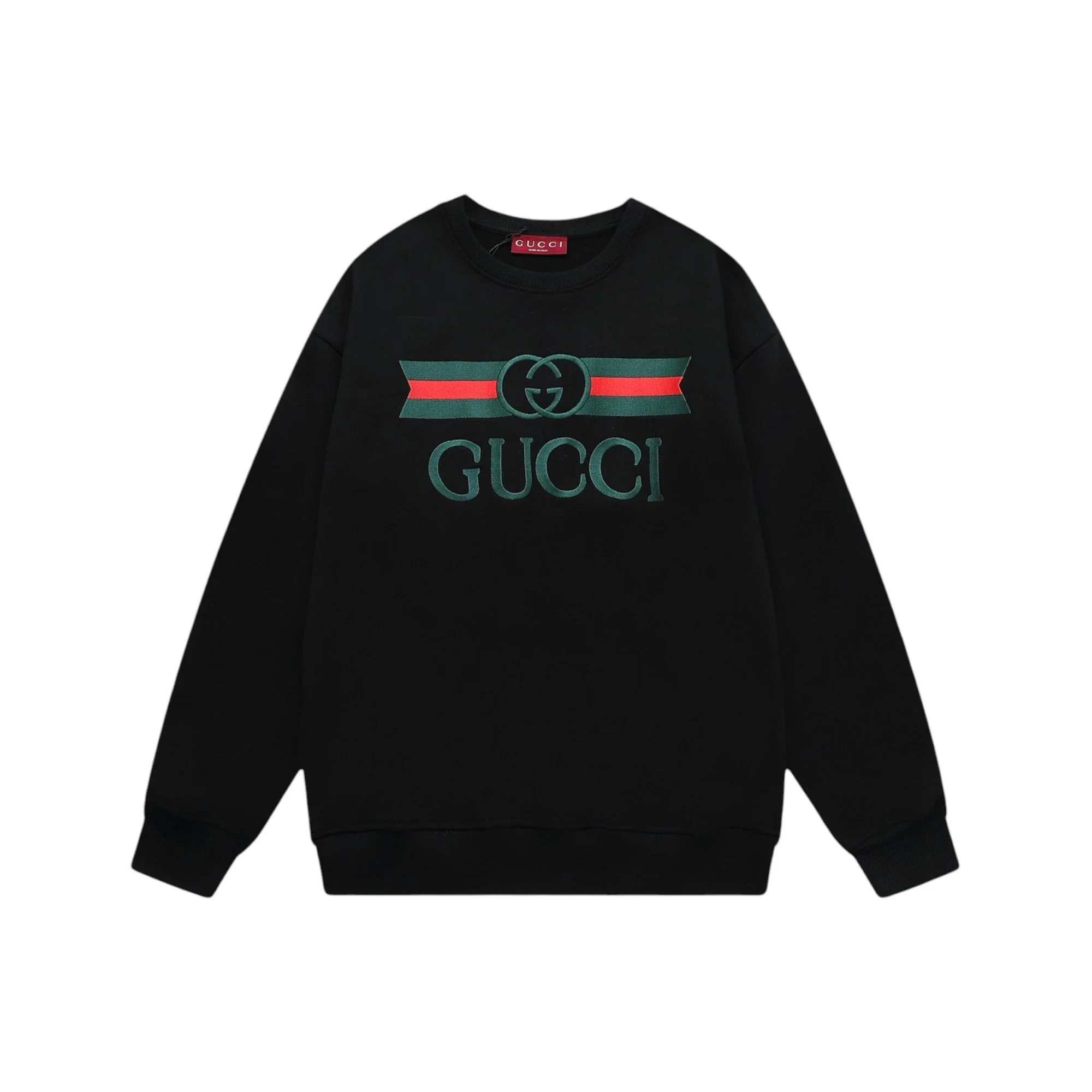 Pocket embroidered sweatshirt