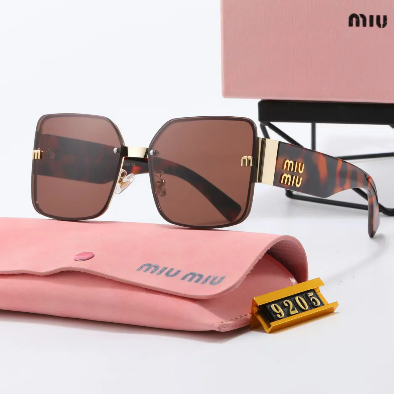 6 Color Square Frame Women's Sunglasses  9205