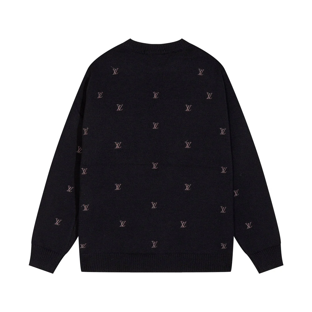 knitted embroidered sweater