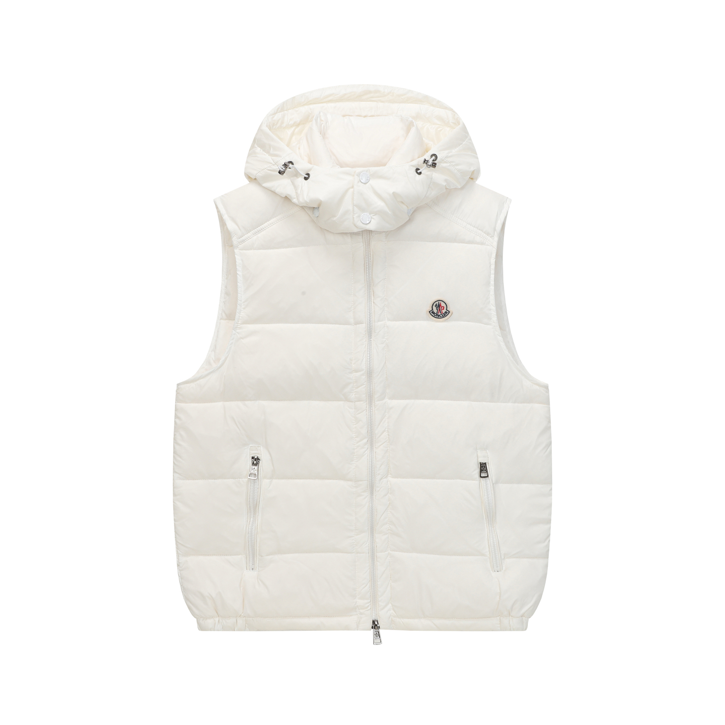 Detachable hood down vest