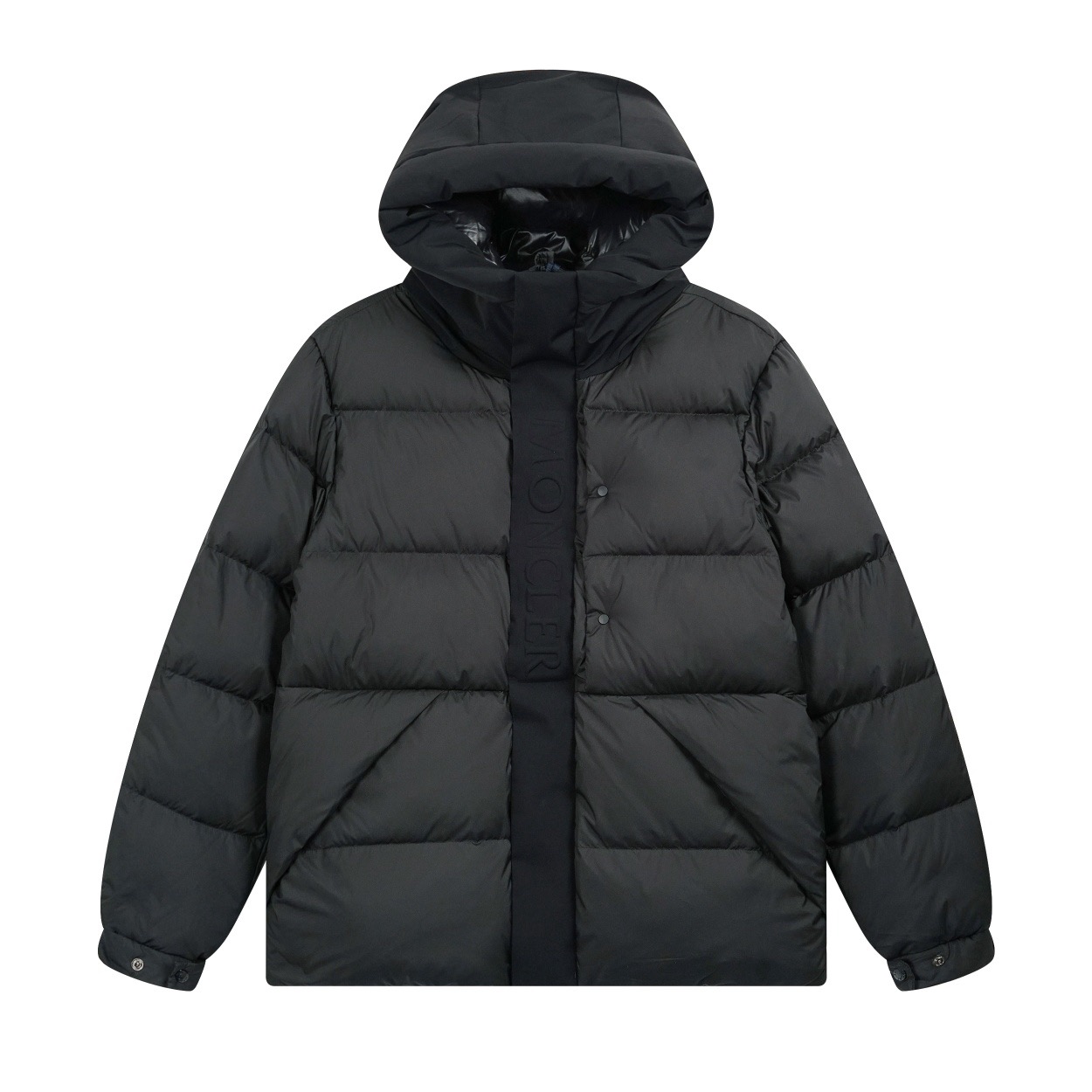 Access control 3D relief embossed down jacket