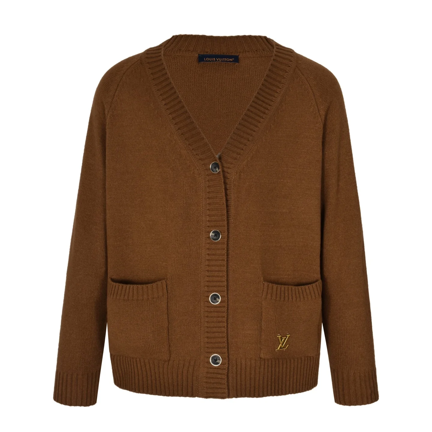 Knitted cashmere cardigan