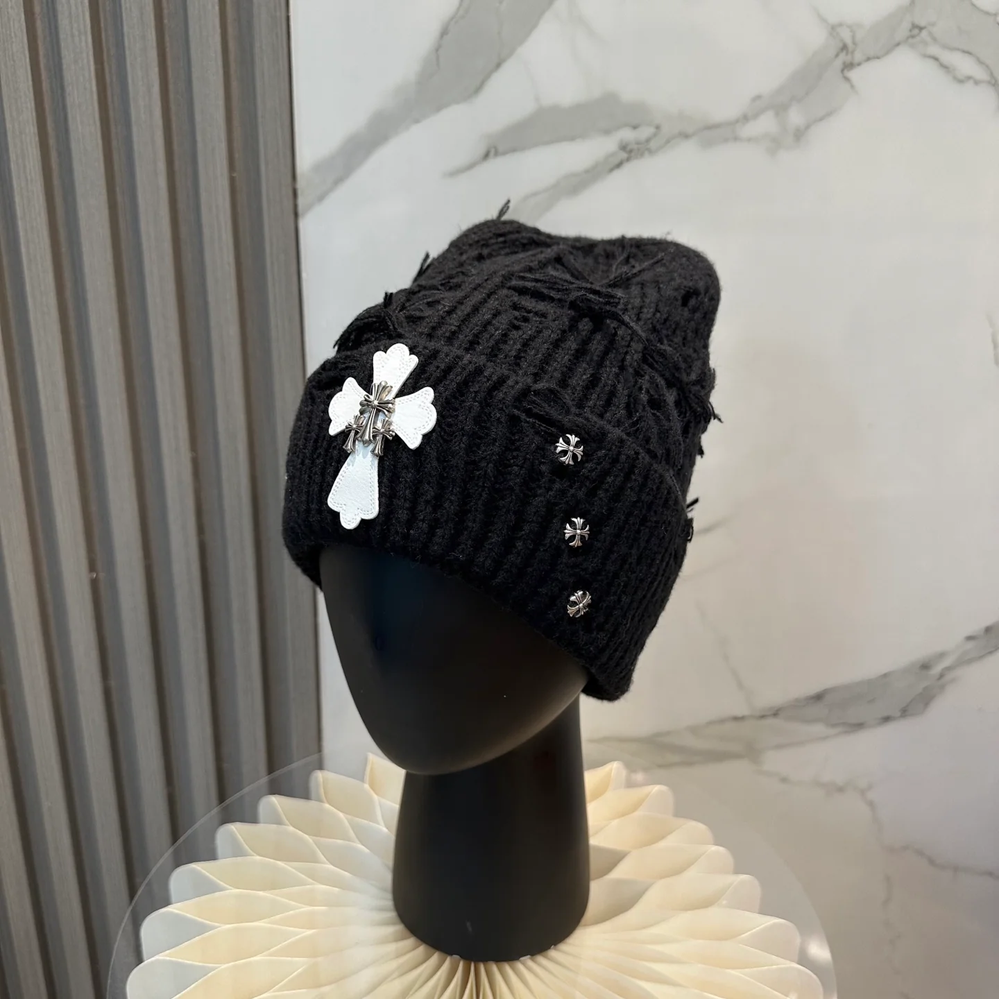 Metal Monogram Cashmere Beanie