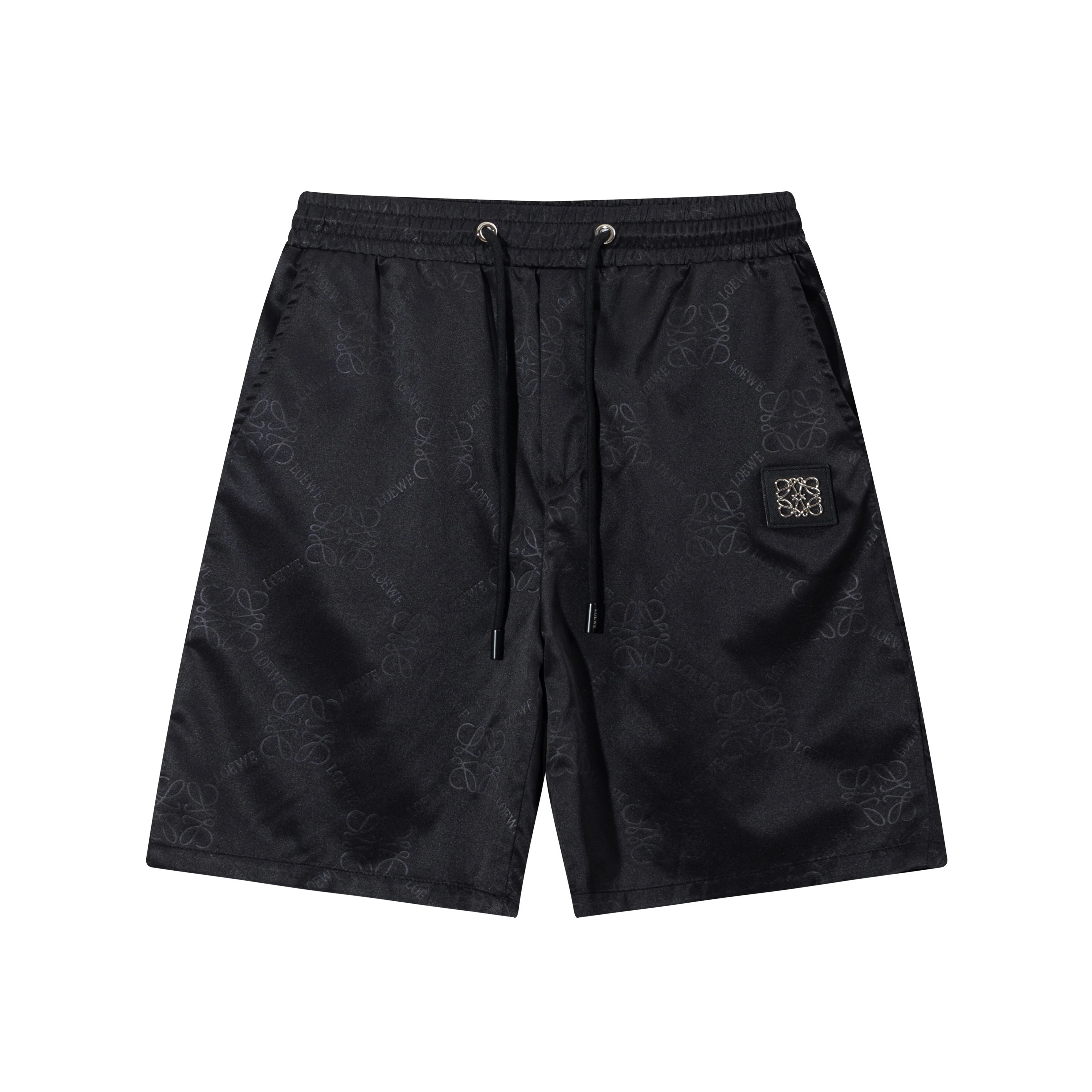 EMBOSSED NYLON PRINTED SHORTS