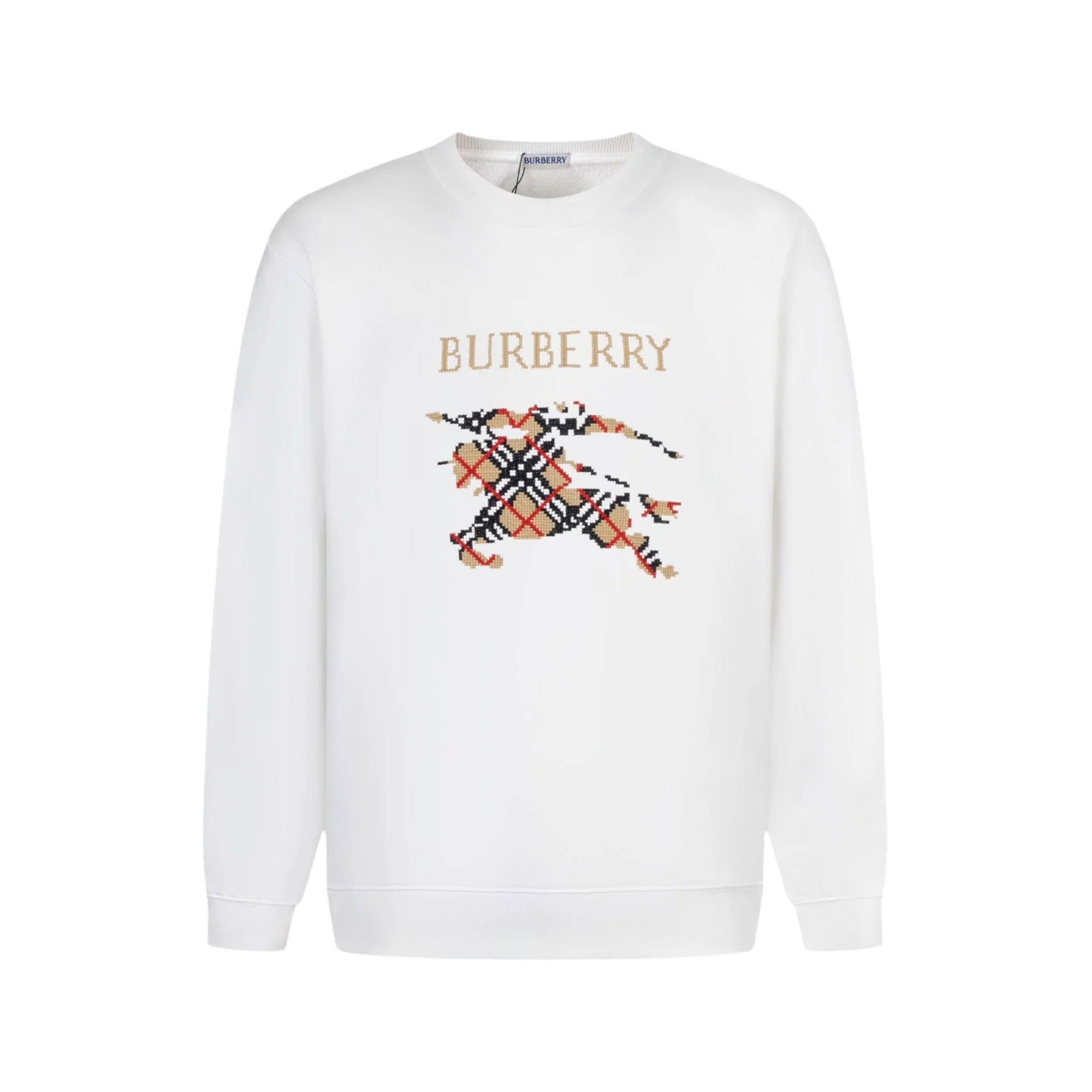 Embroidered cotton sweatshirt