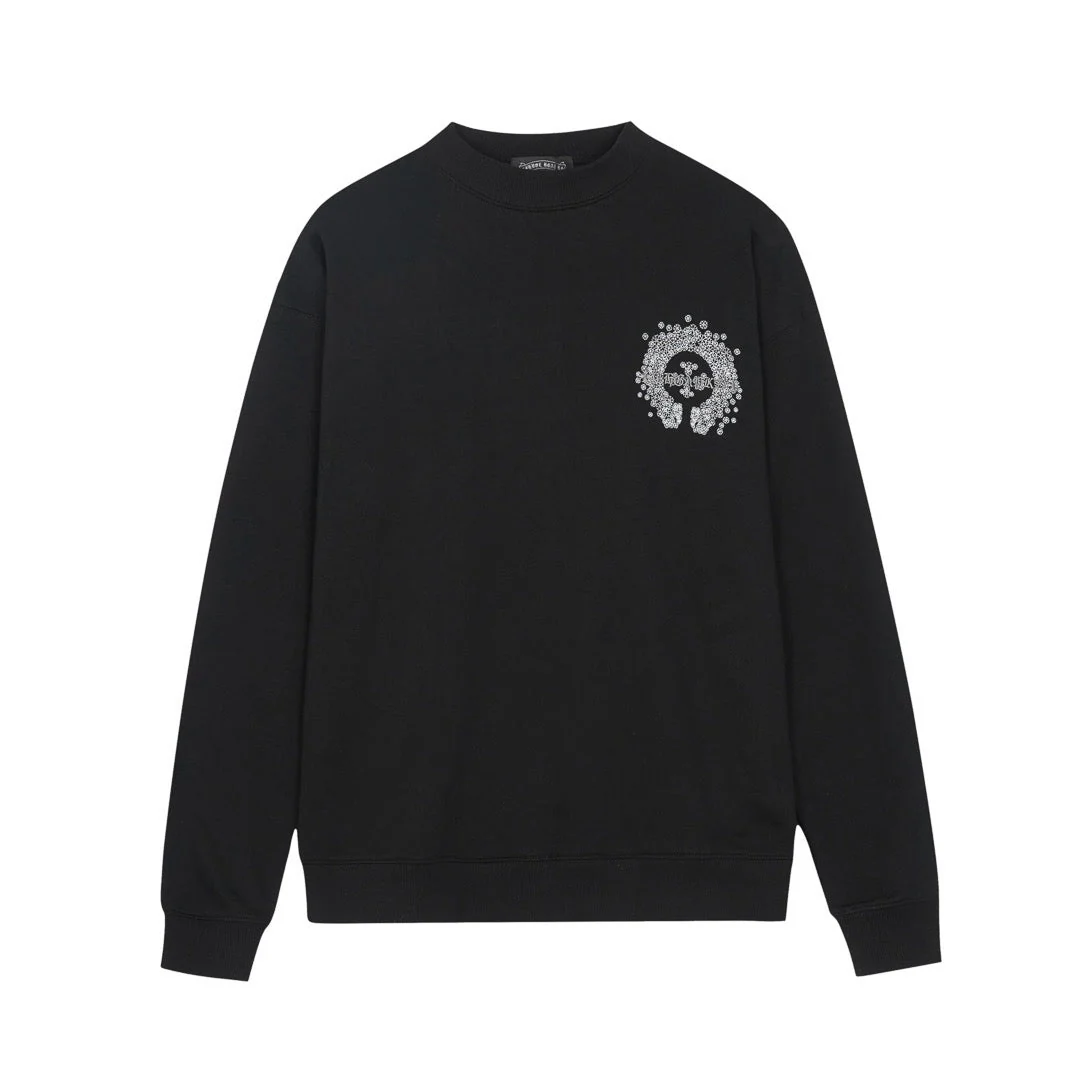 Embroidered cotton sweatshirt