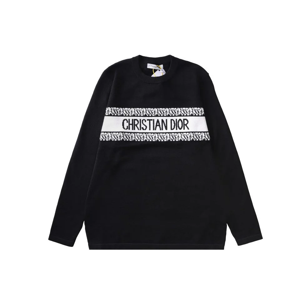 knitted jacquard sweater