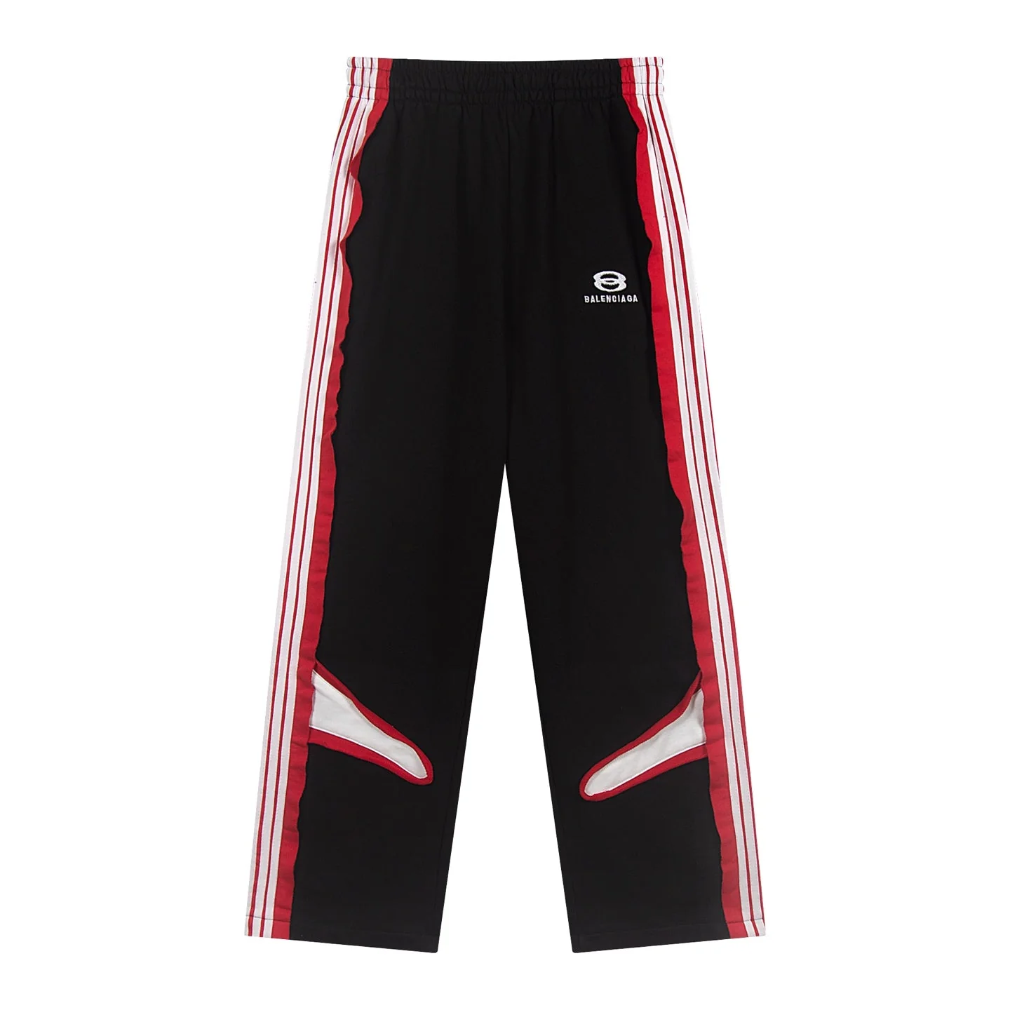 White side bar sports trousers