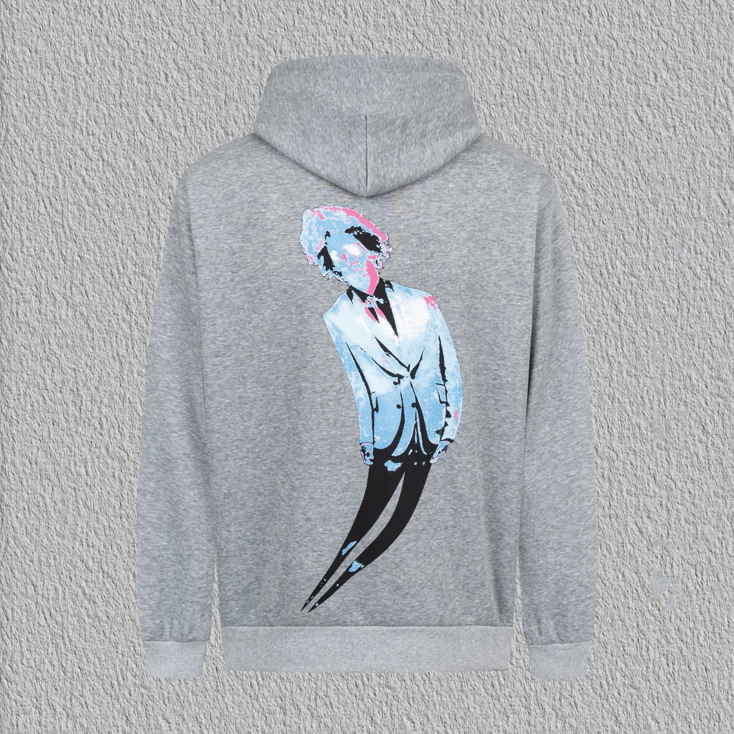 Colorful printed hooded sweatshirt