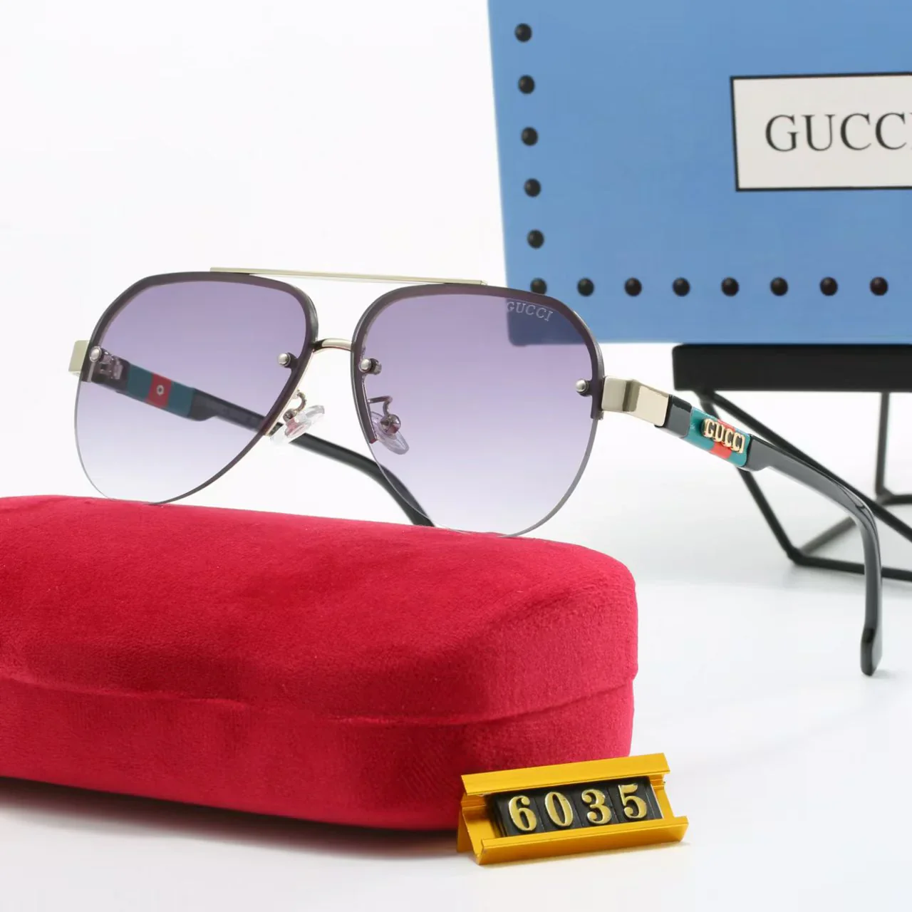 7 colors plain sunglasses 6035