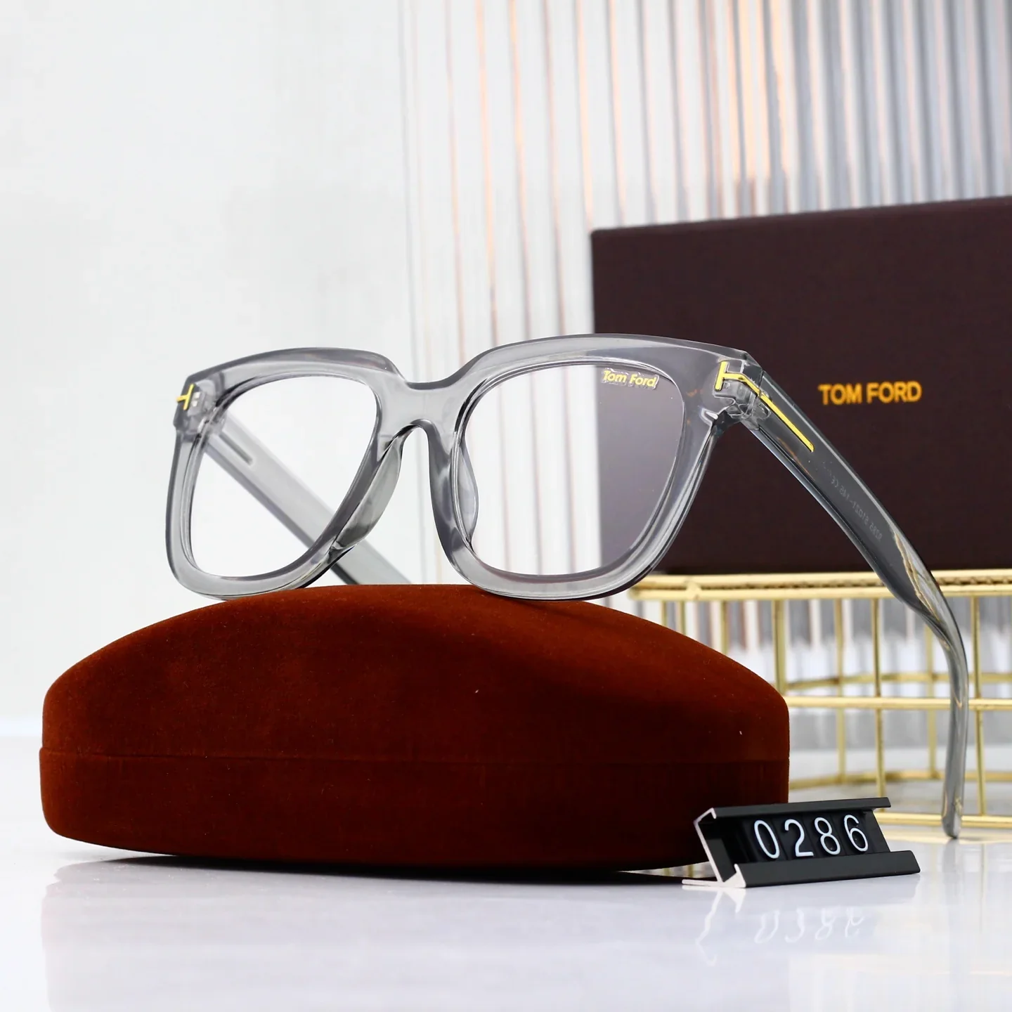 8-color blue light flat mirror HD lens full frame design sunglasses 0286