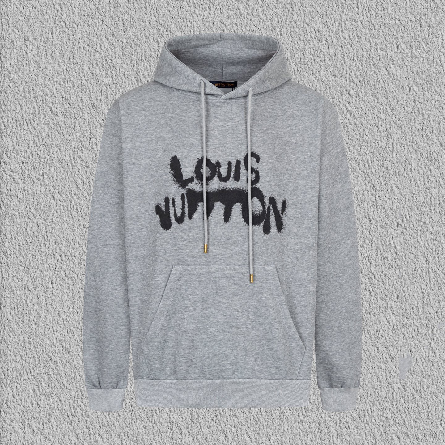 Colorful printed hooded sweatshirt