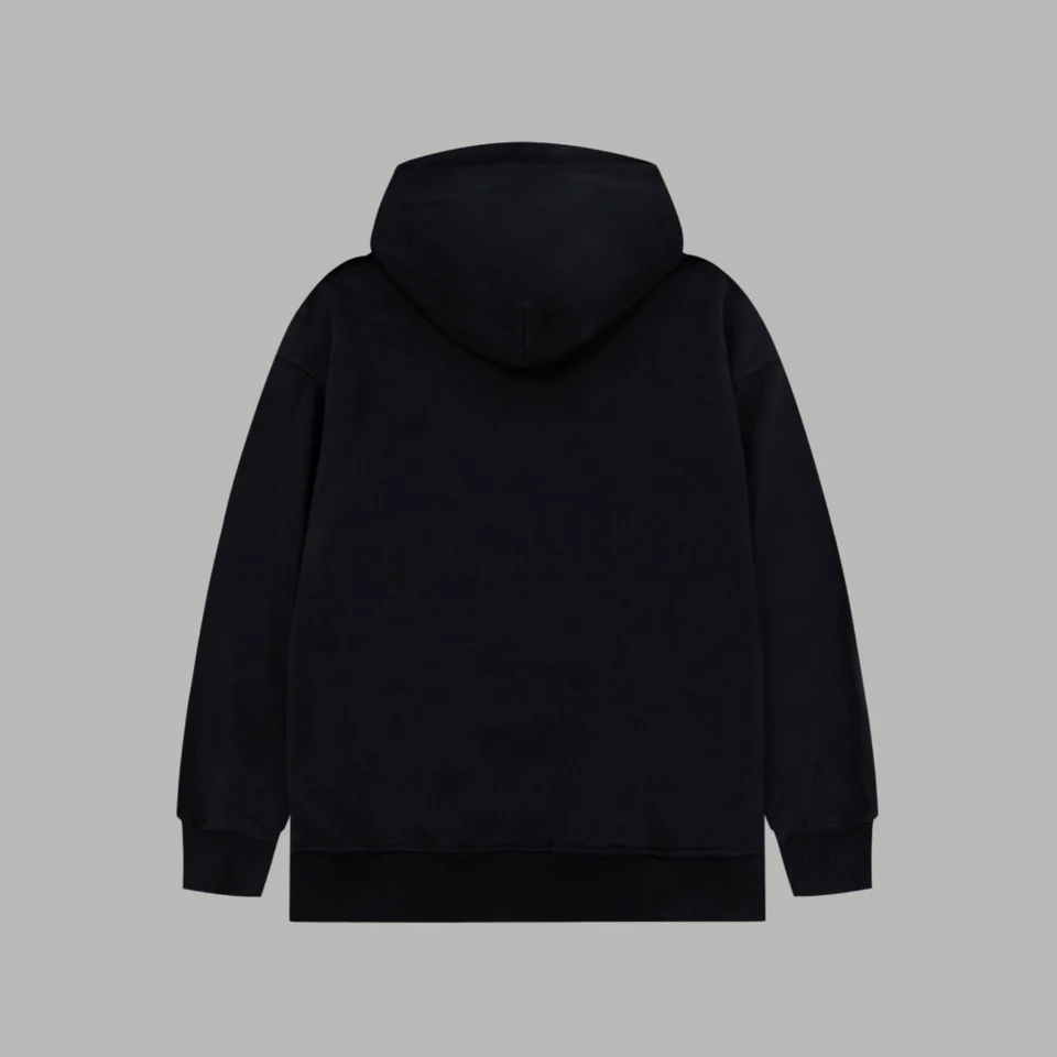 Embroidered hooded sweatshirt