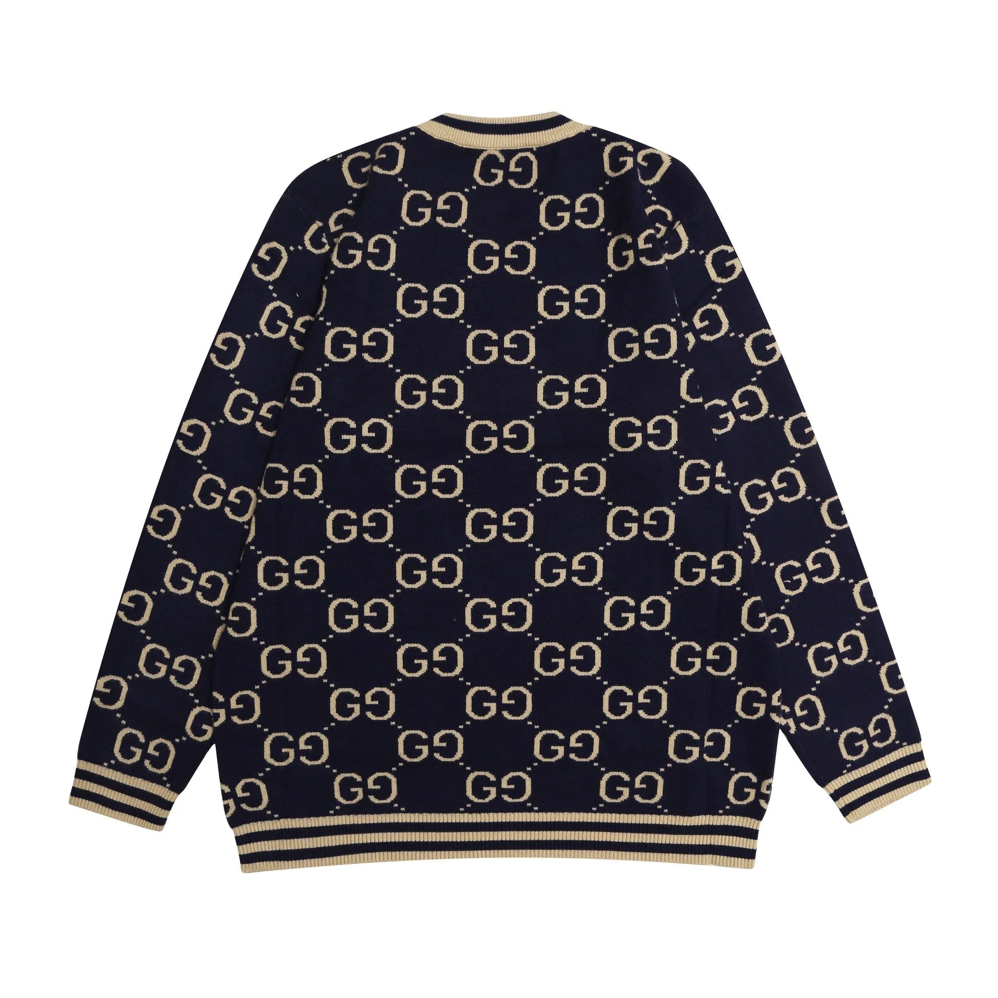 knitted jacquard sweatshirt