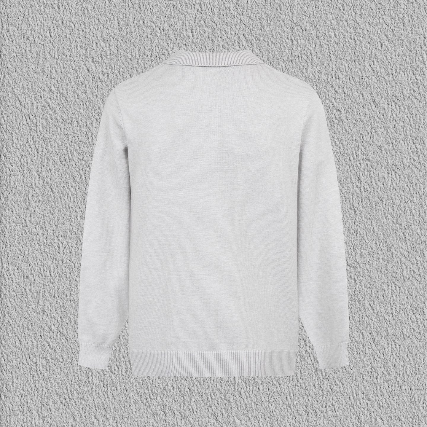 Lapel knitted sweater cardigan