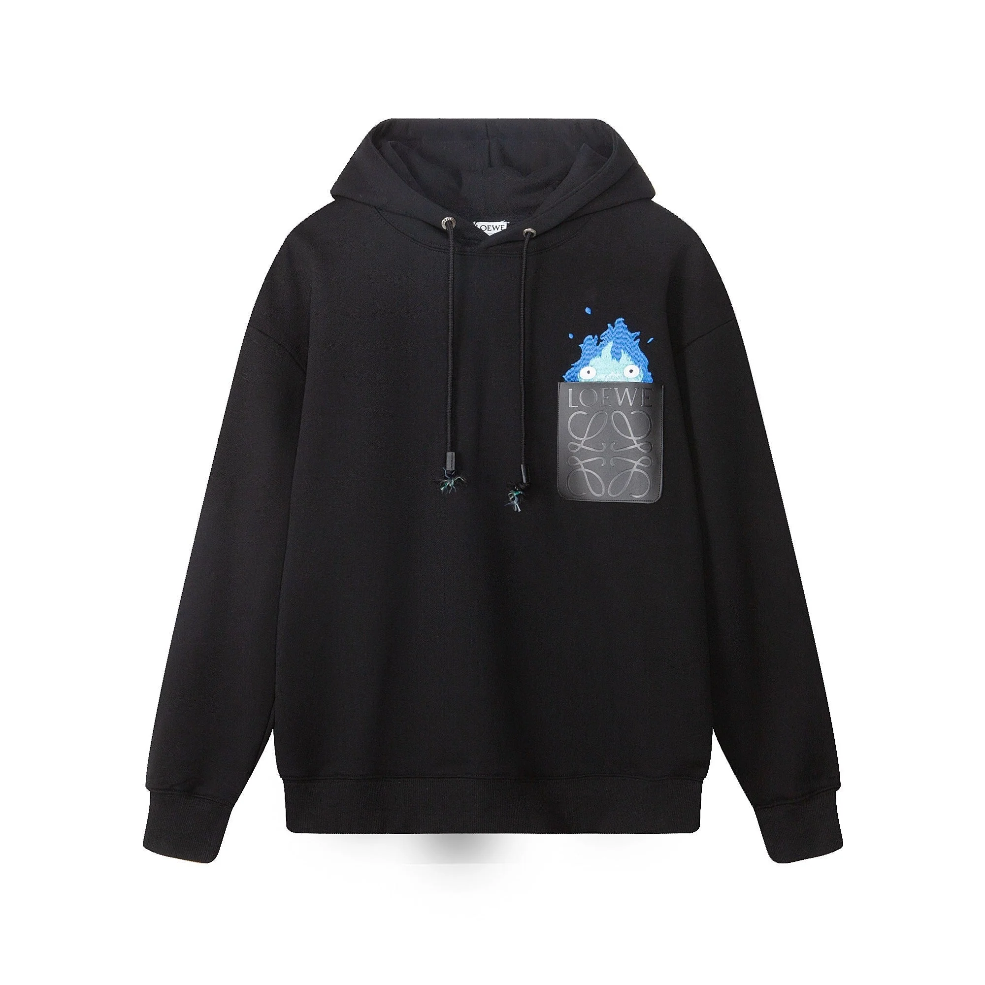 Embroidered cotton sweatshirt