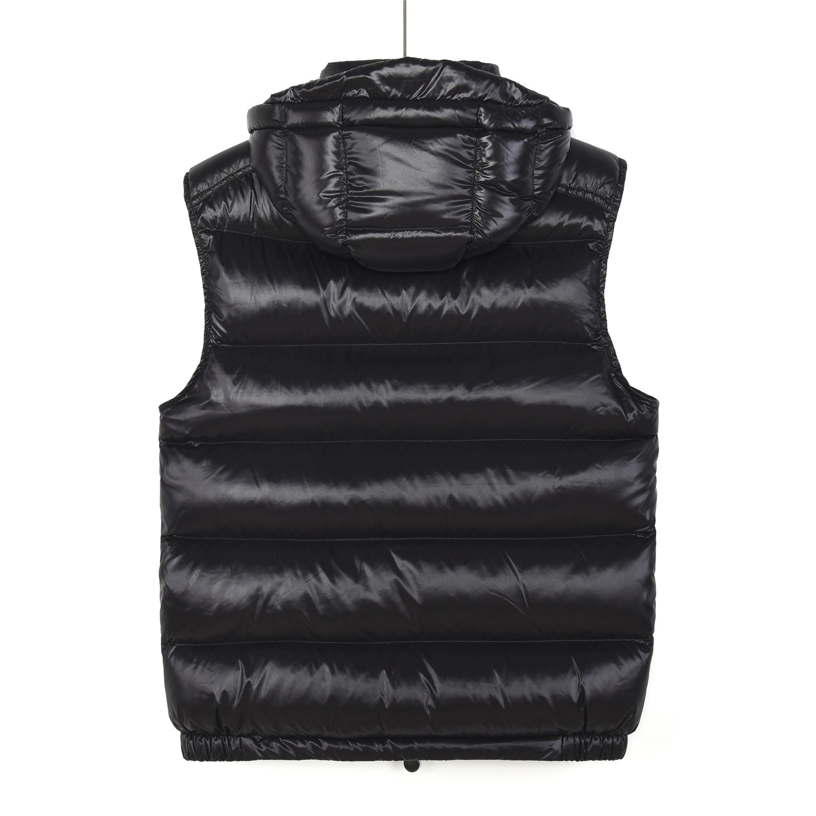 Painted Nylon Hooded Down Vest