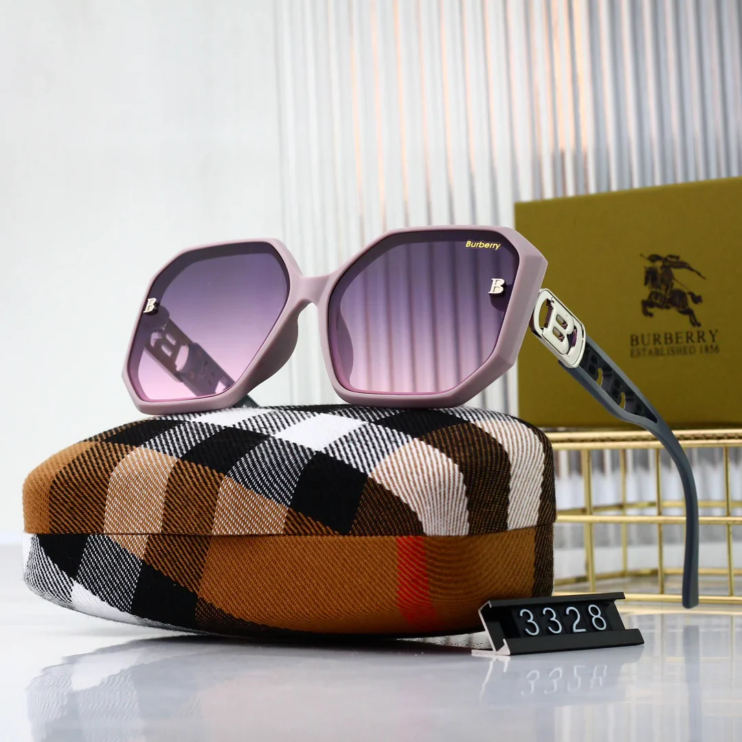 6 colors new prismatic high-definition lens full frame design sunglasses 3328