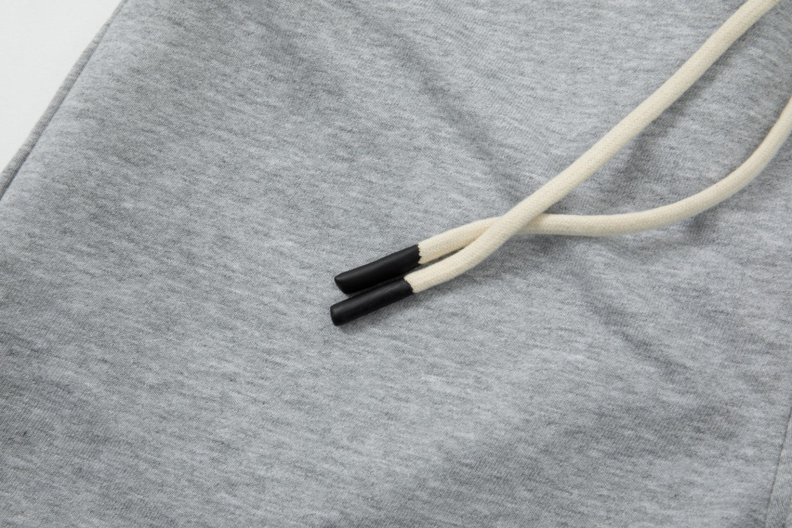 Embroidered cotton drawstring trousers