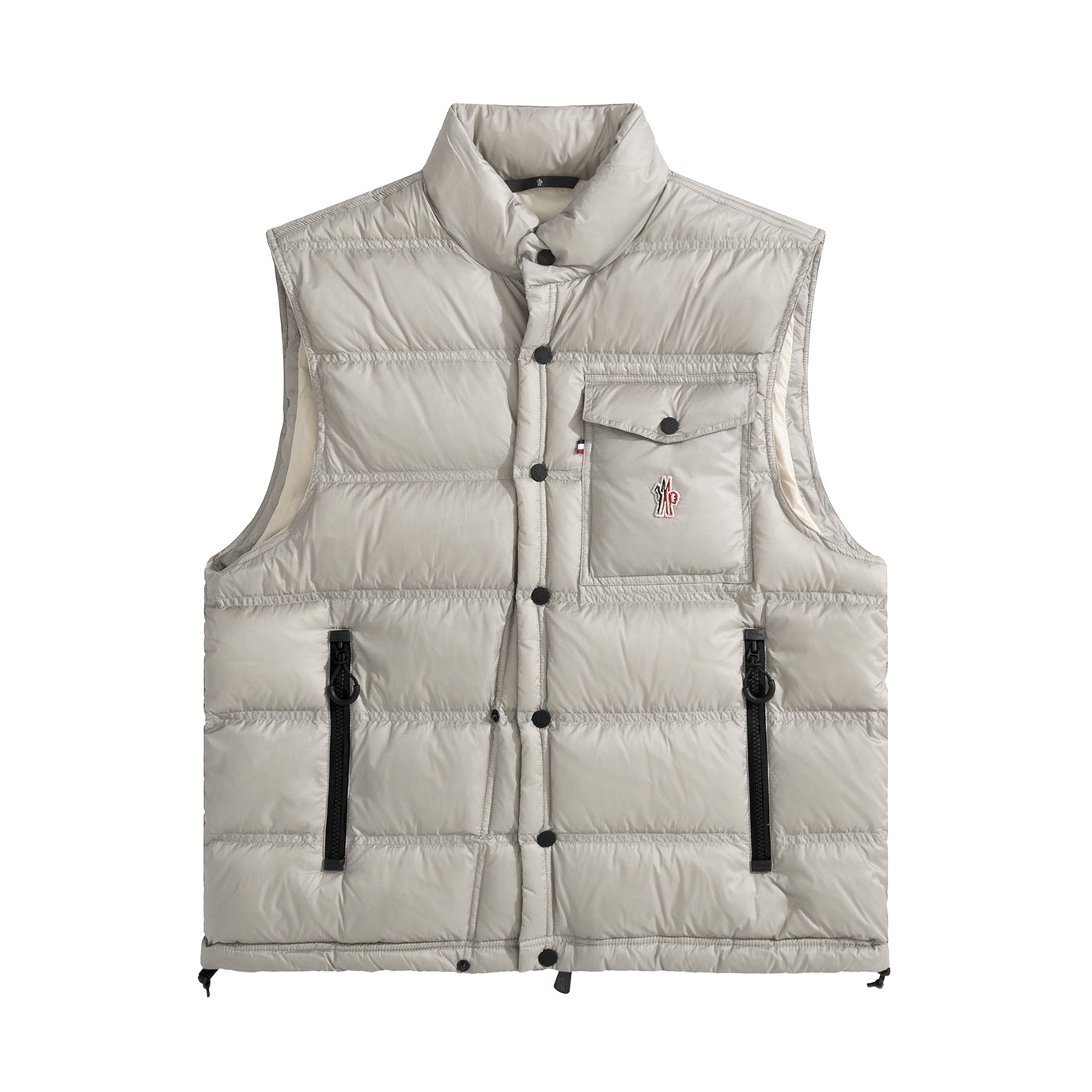 Stylish embroidered down vest