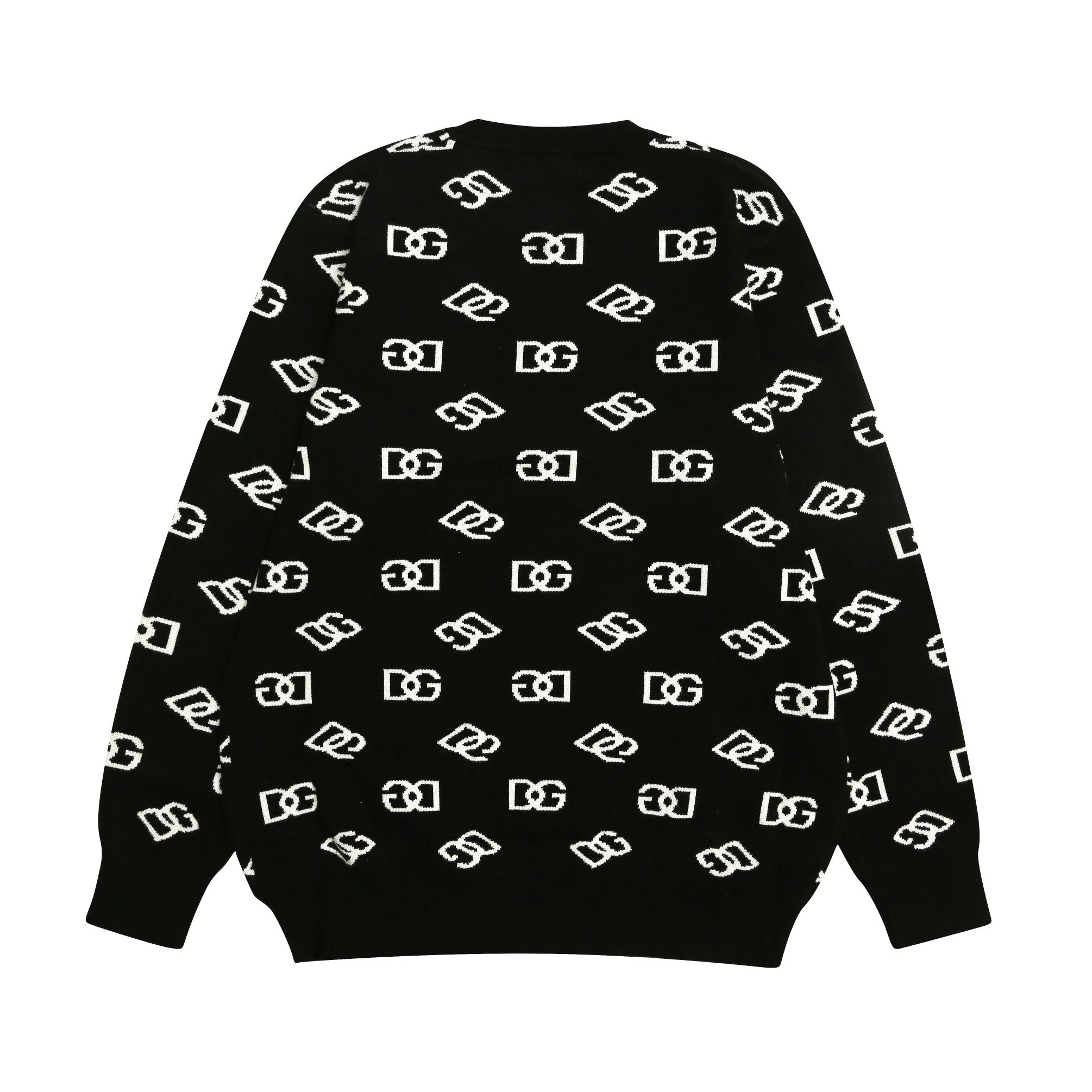 jacquard cotton sweatshirt