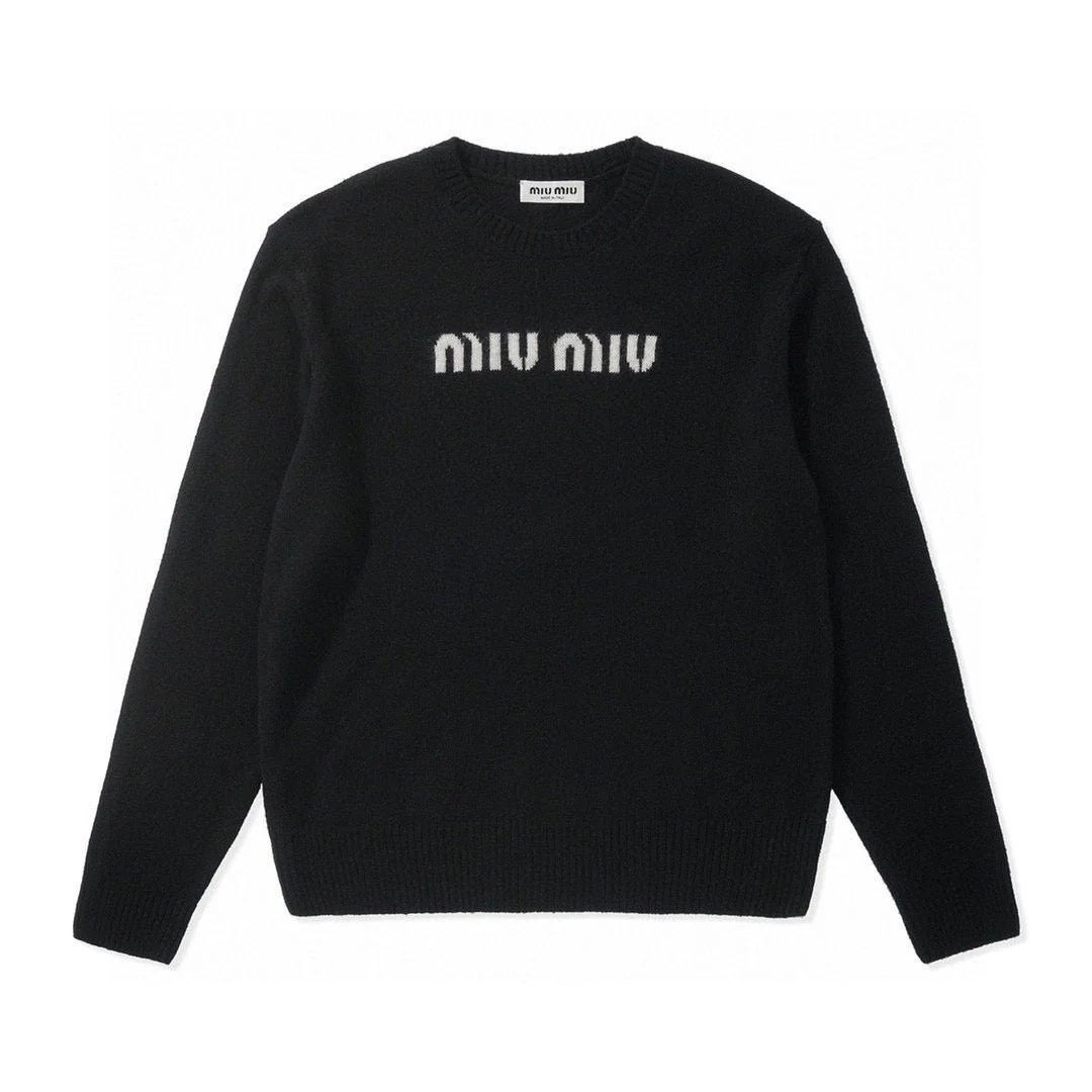 knitted jacquard sweatshirt
