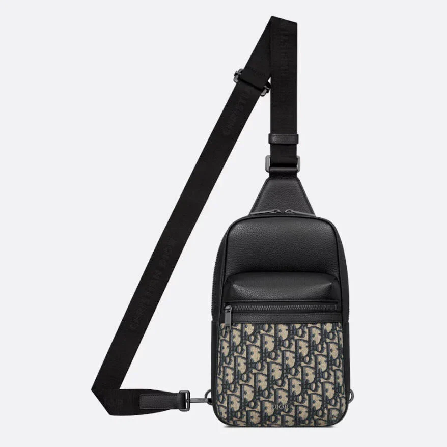 Men's Embossed Chest Bag