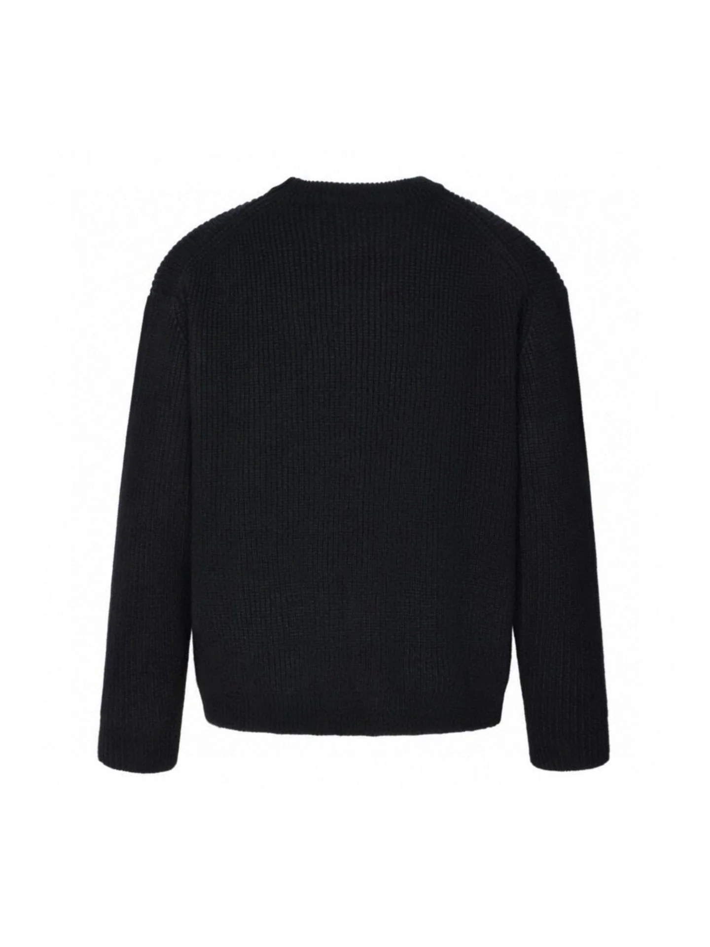 Jacquard-knit cashmere sweatshirt