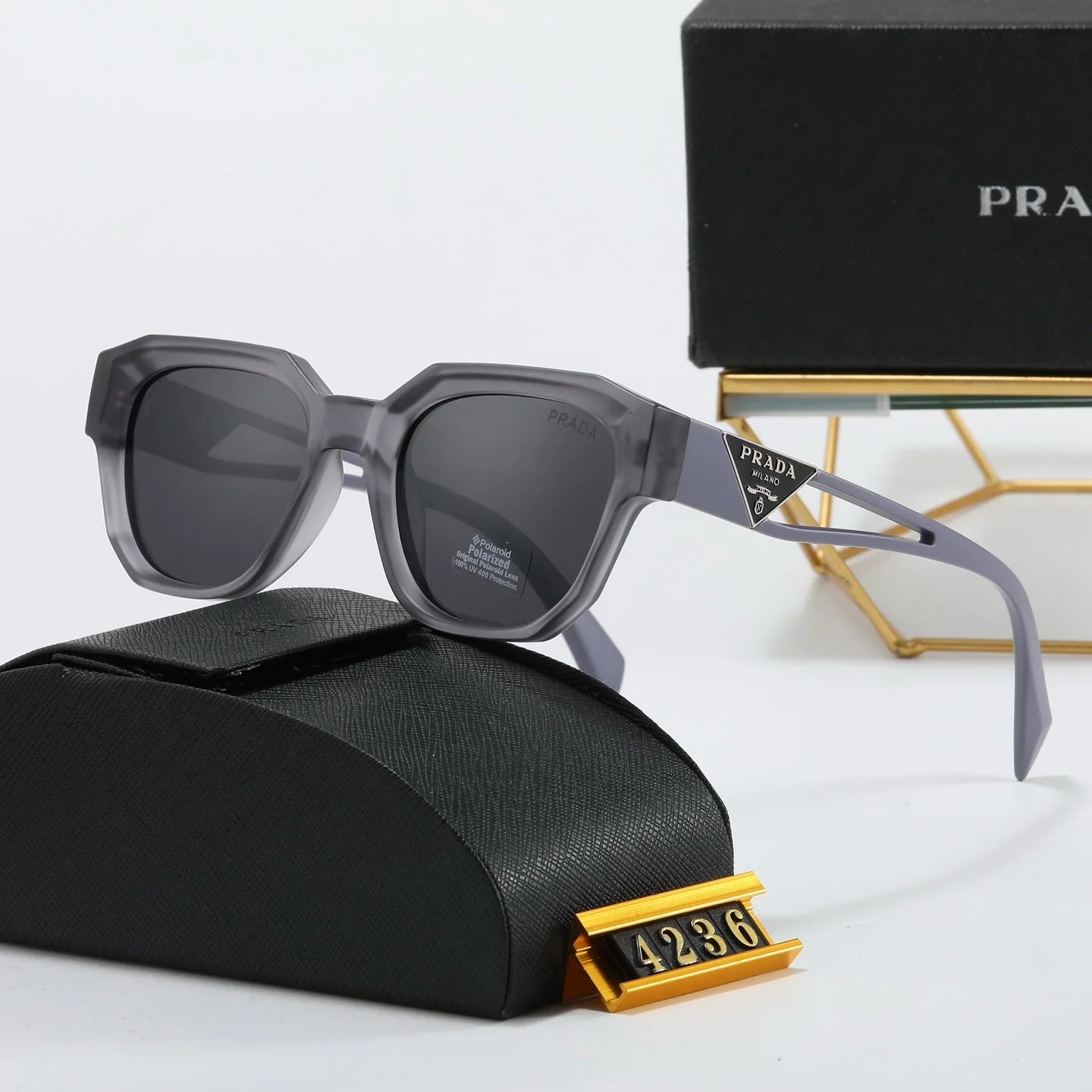 5-color irregular lenses, many people like and popular sunglasses 4236