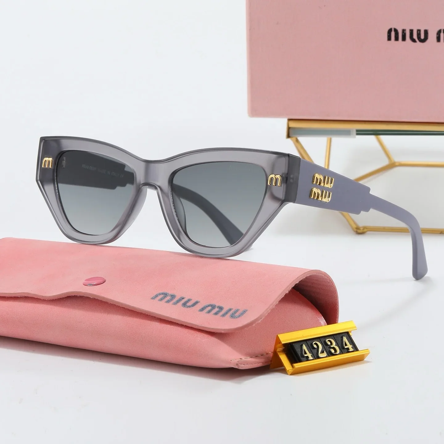 5 colors of fashionable and popular small frame sunglasses 4234