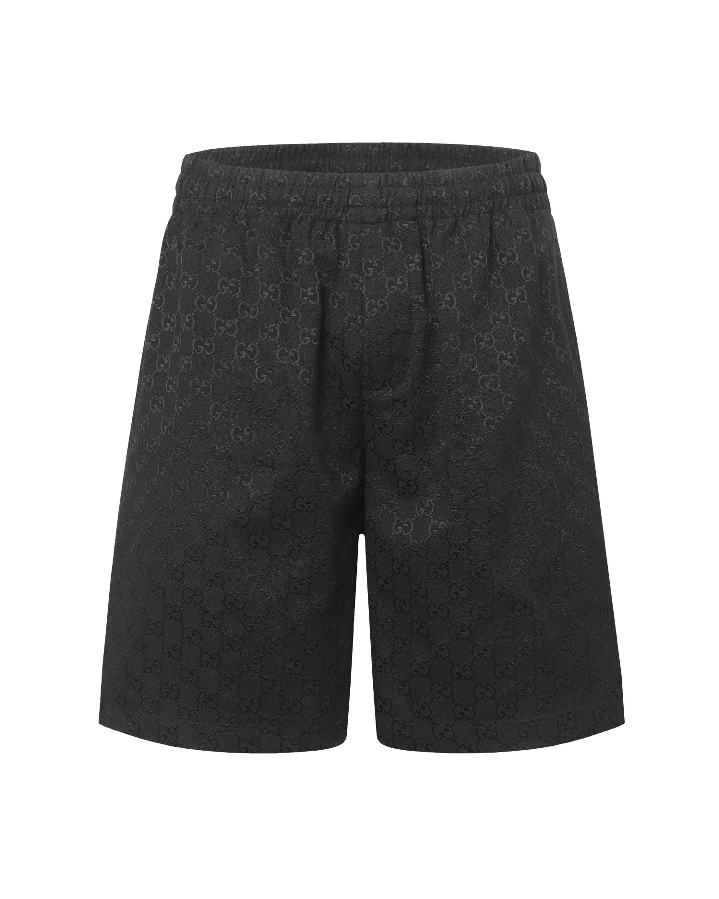 Classic Jacquard Black Shorts