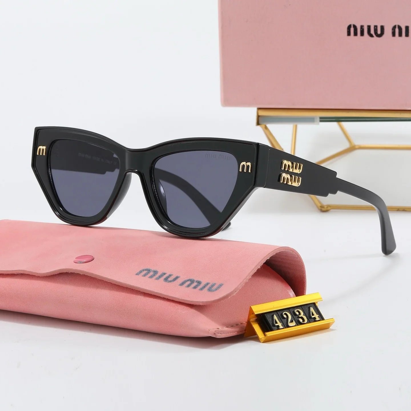 5 colors of fashionable and popular small frame sunglasses 4234
