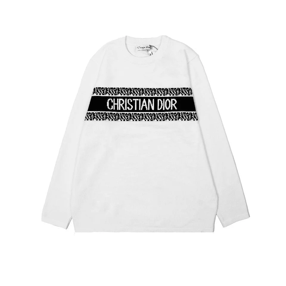 knitted jacquard sweater