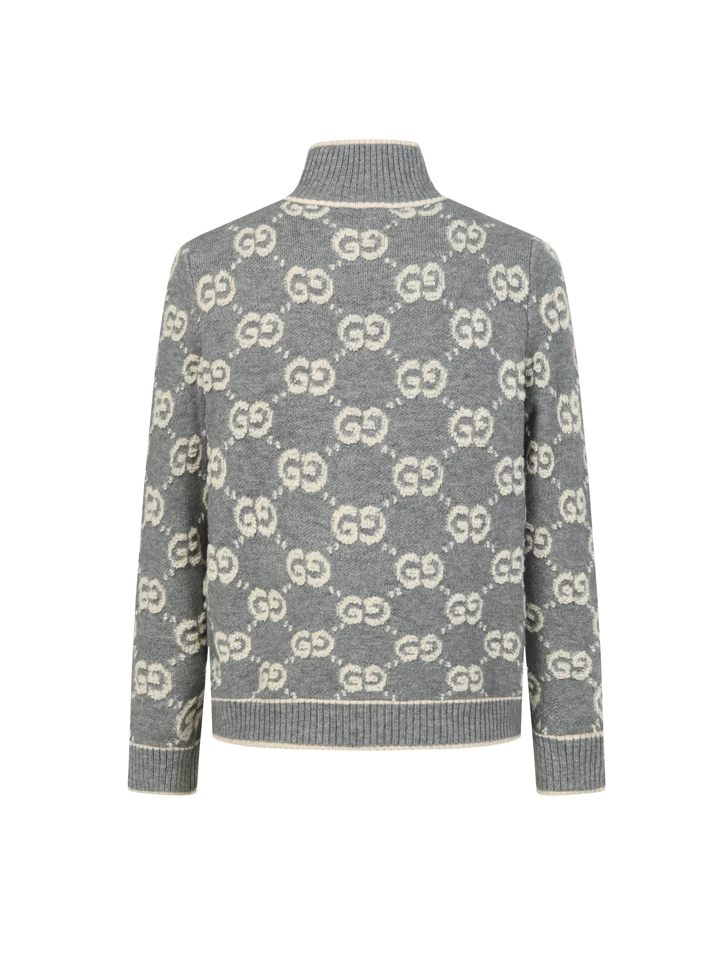 jacquard knit cardigan sweater