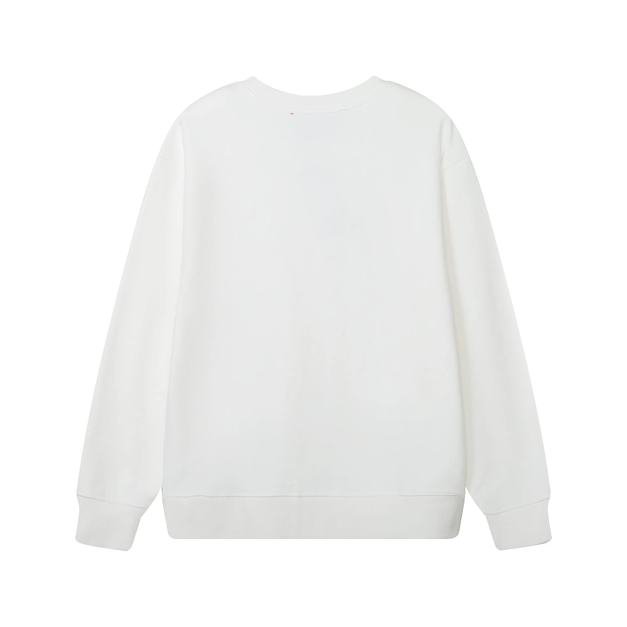 Printed crew neck cotton sweatshirt