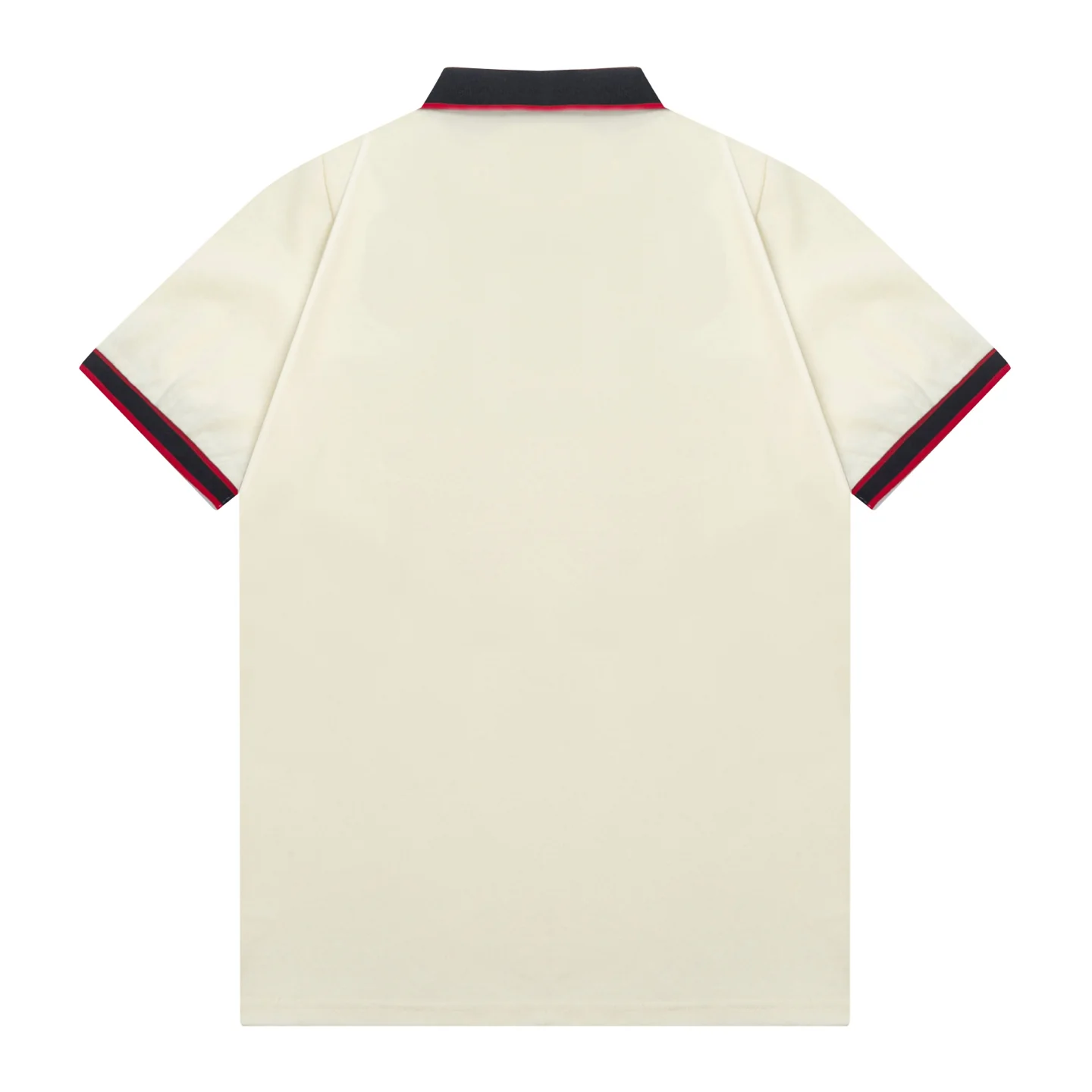 Lapel cotton polo shirt