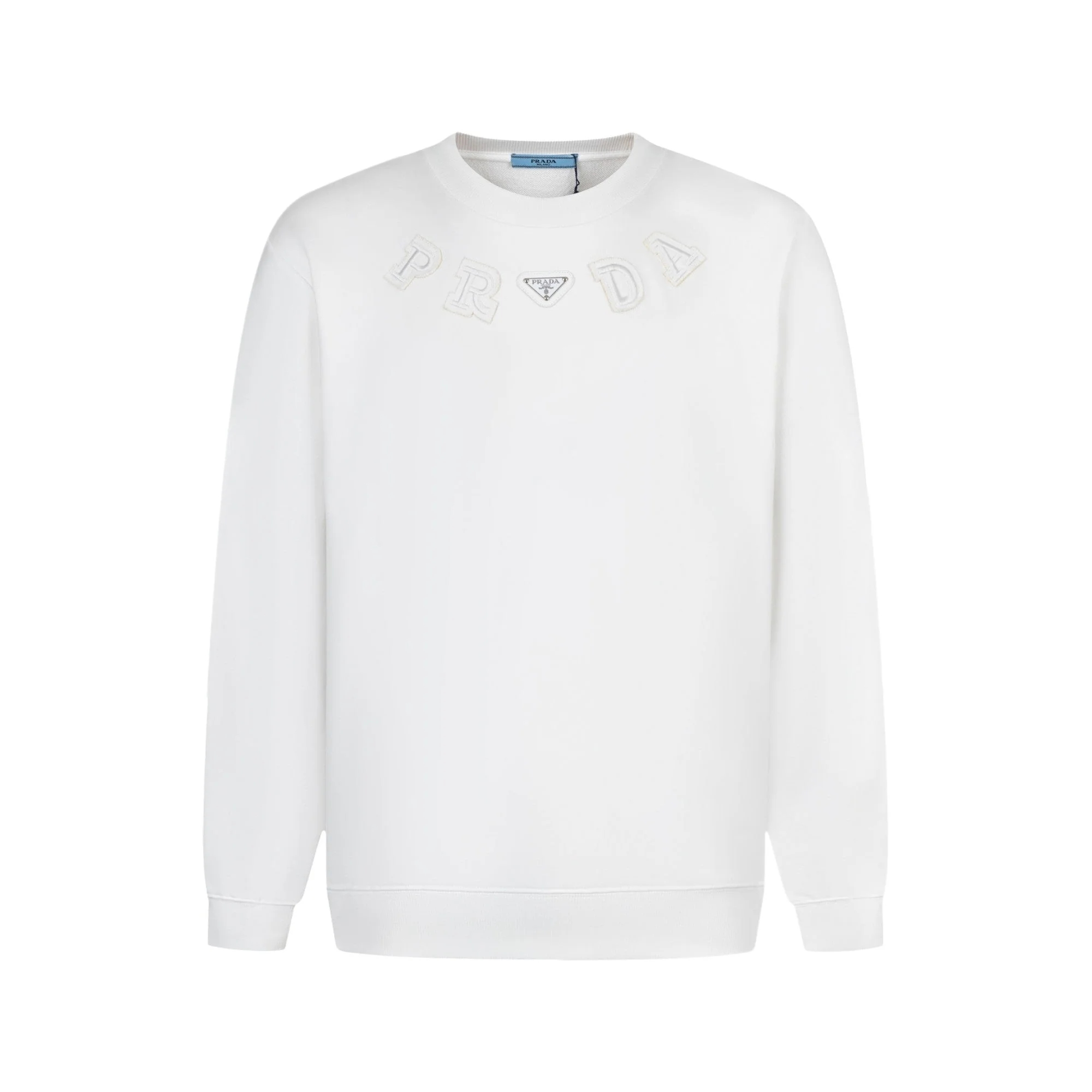 Embroidered cotton sweatshirt