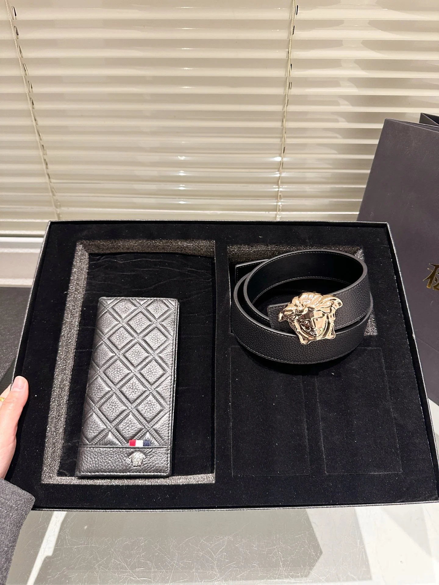 Men's Fashion Belt + Wallet Gift Box