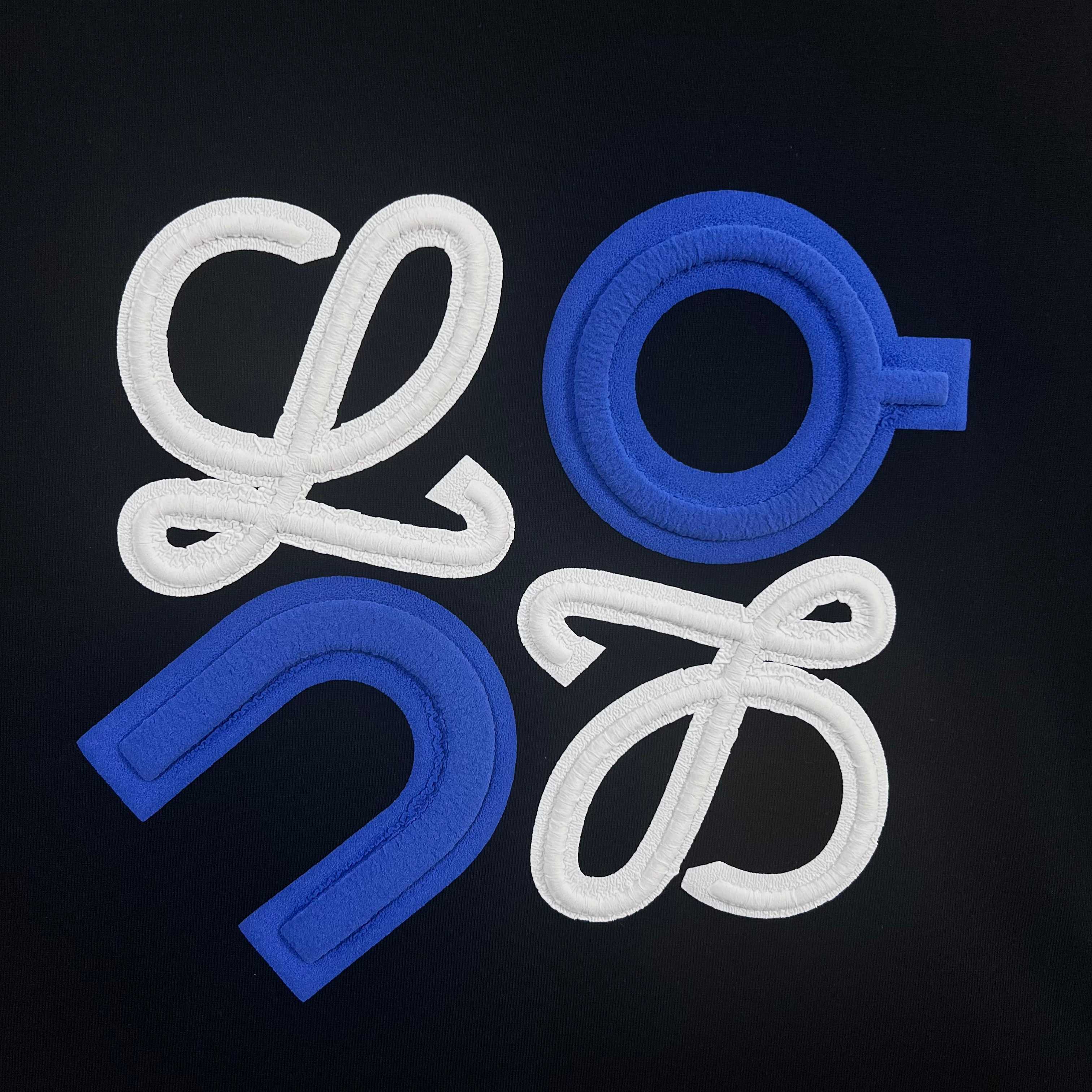 Embroidered printed cotton sweatshirt