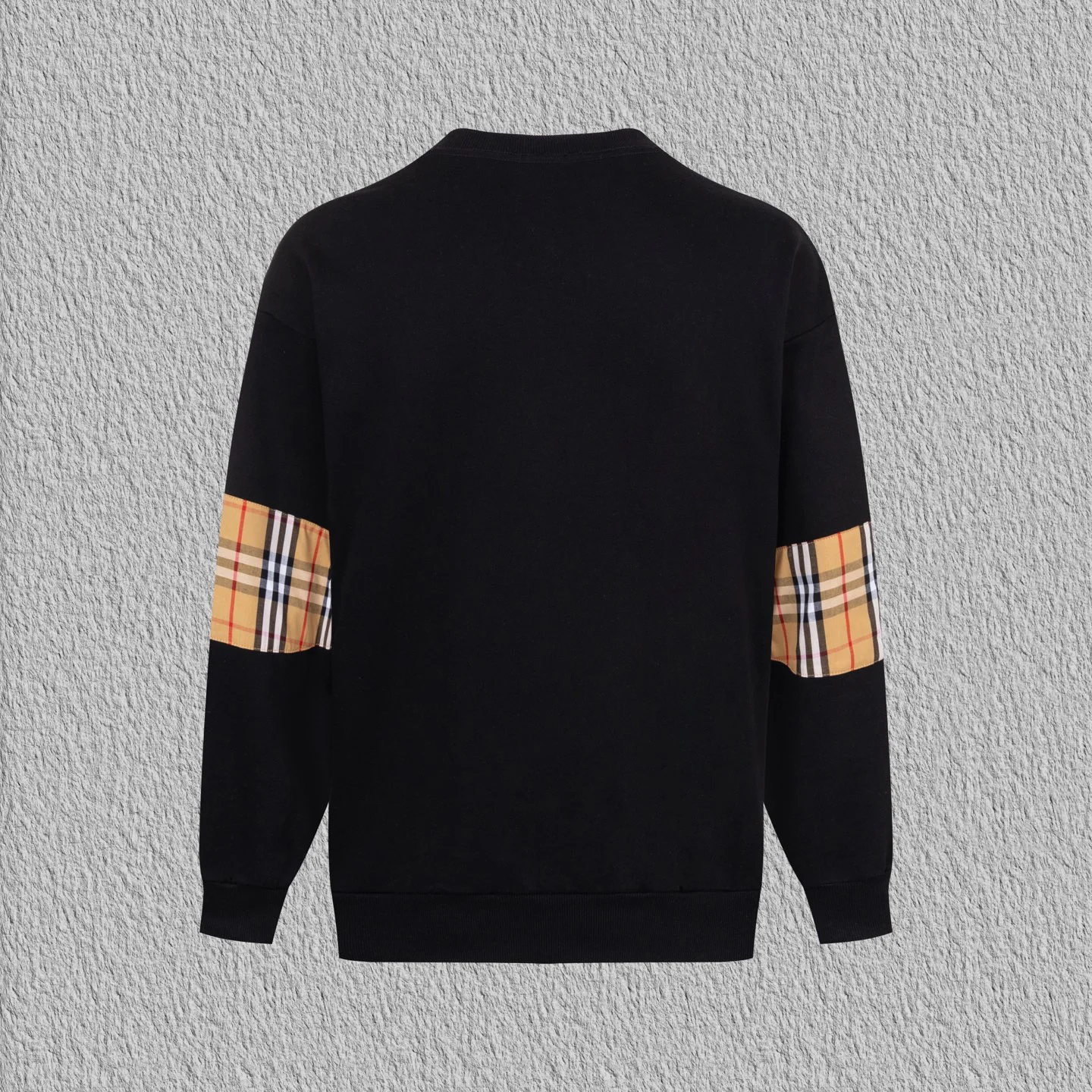 Pocket embroidered cotton sweatshirt